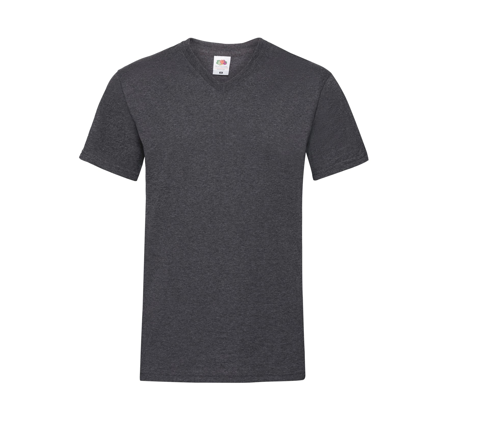 Tee-Shirt Col V - Dark Heather Grey