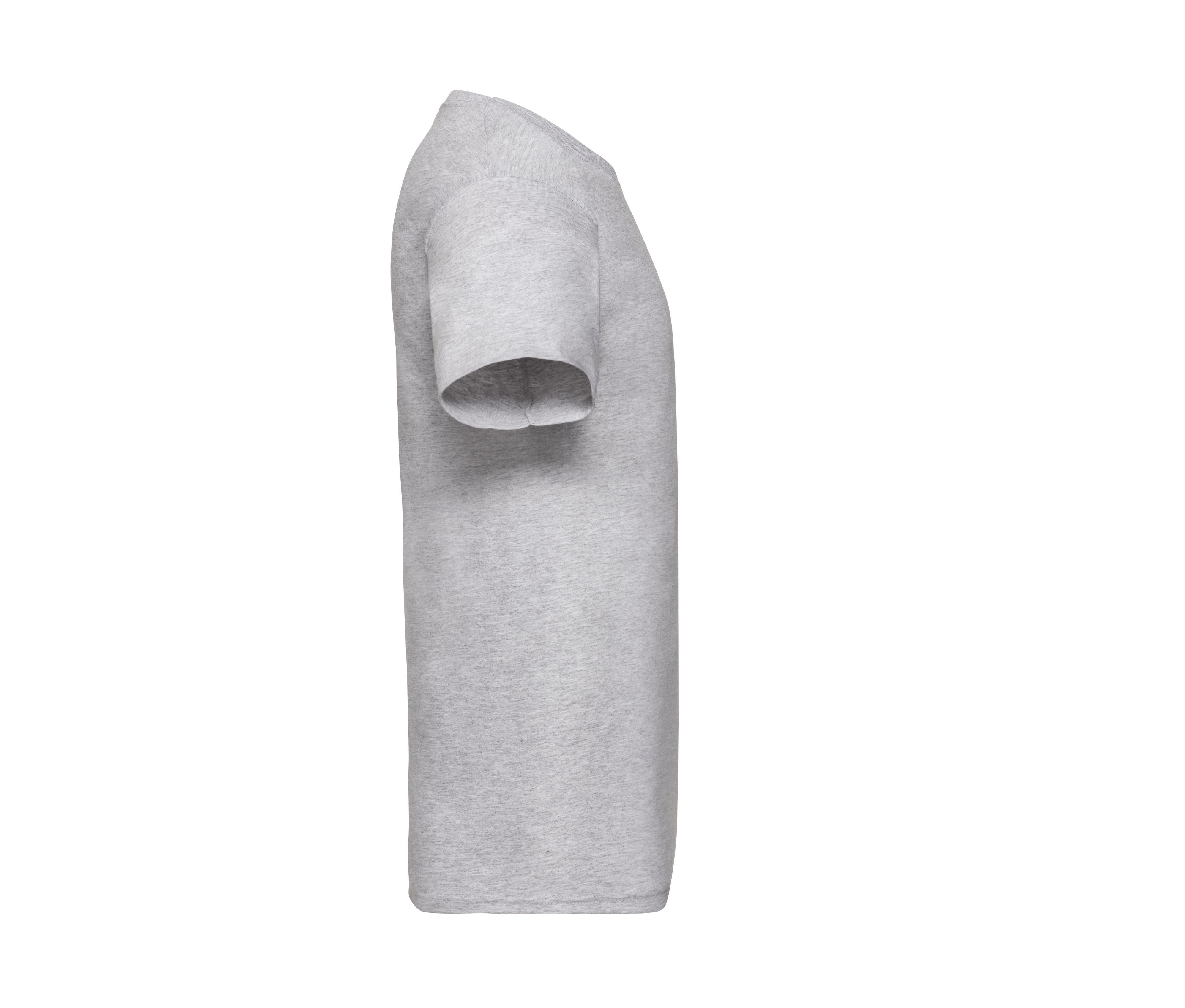 Tee-Shirt Col V - Heather Grey