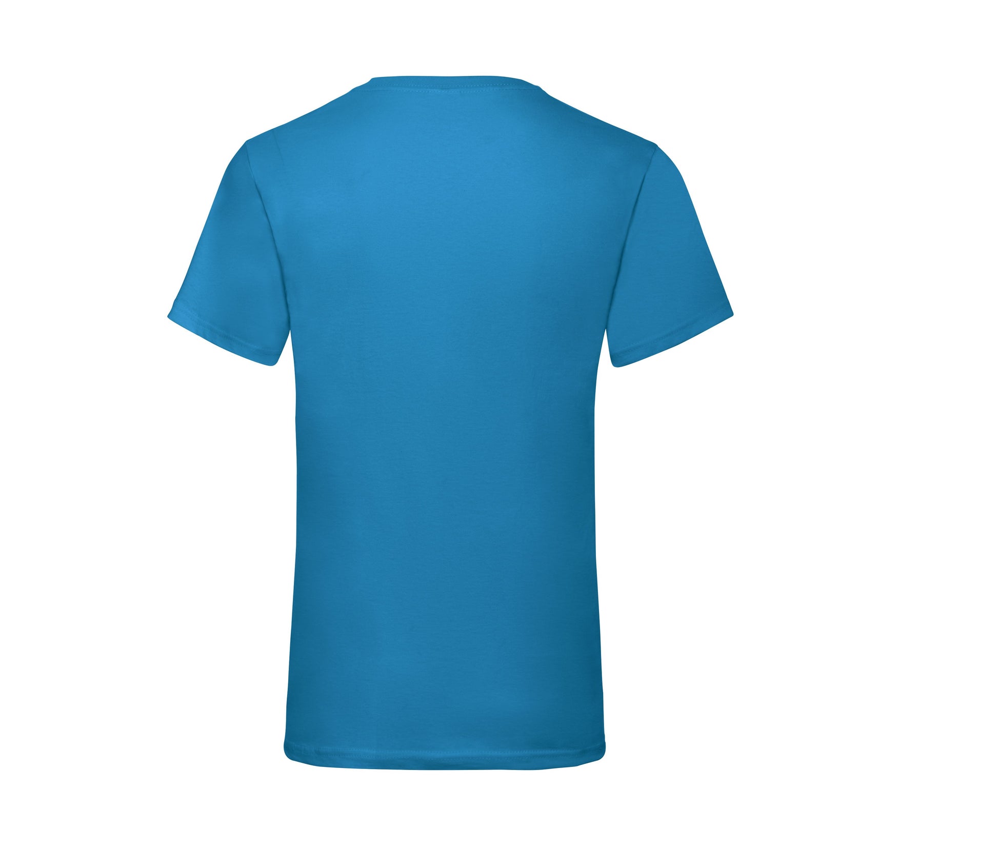 Tee-Shirt Col V - Azure Blue
