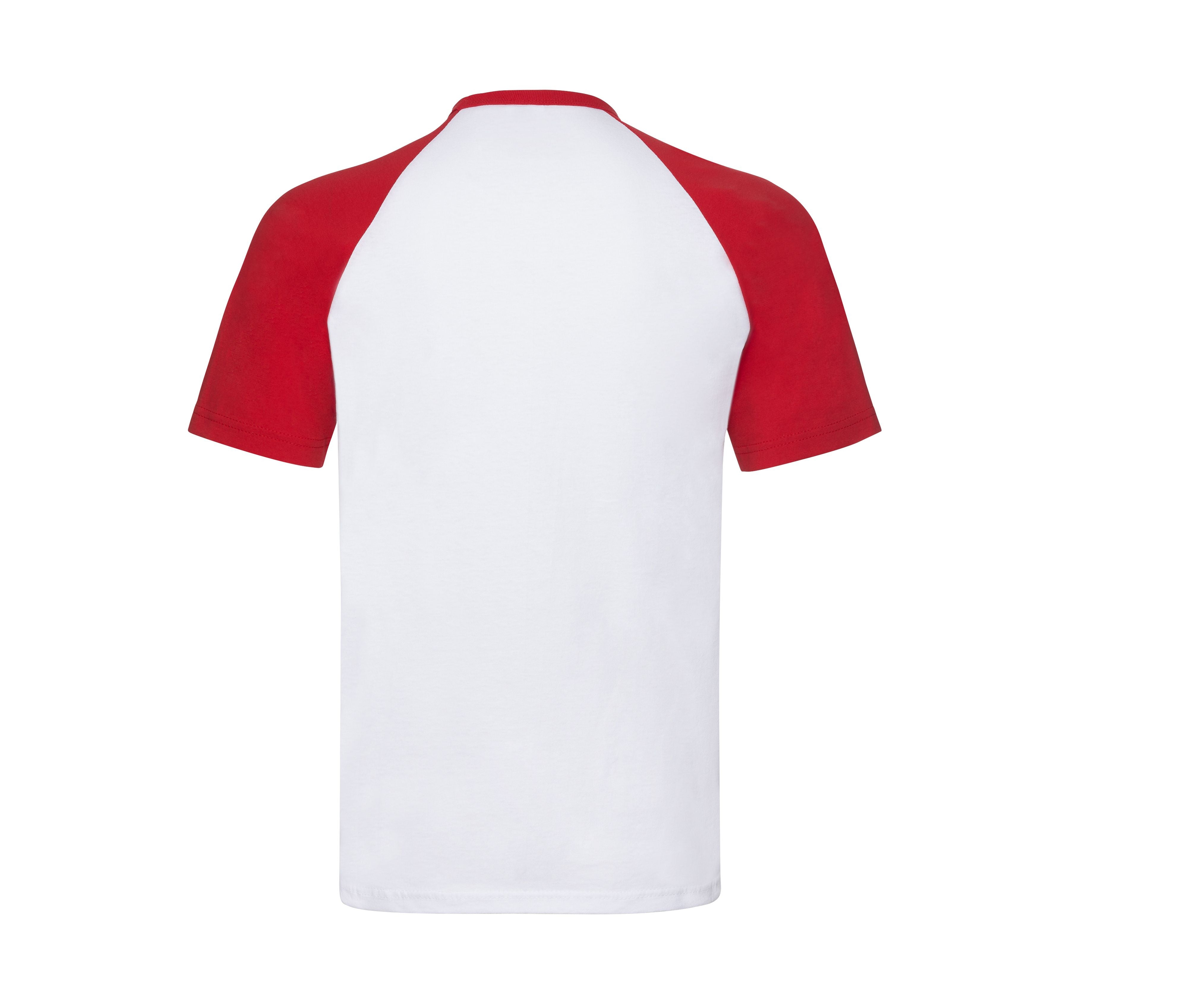 Tee-Shirt Baseball Manches Courtes - White/red