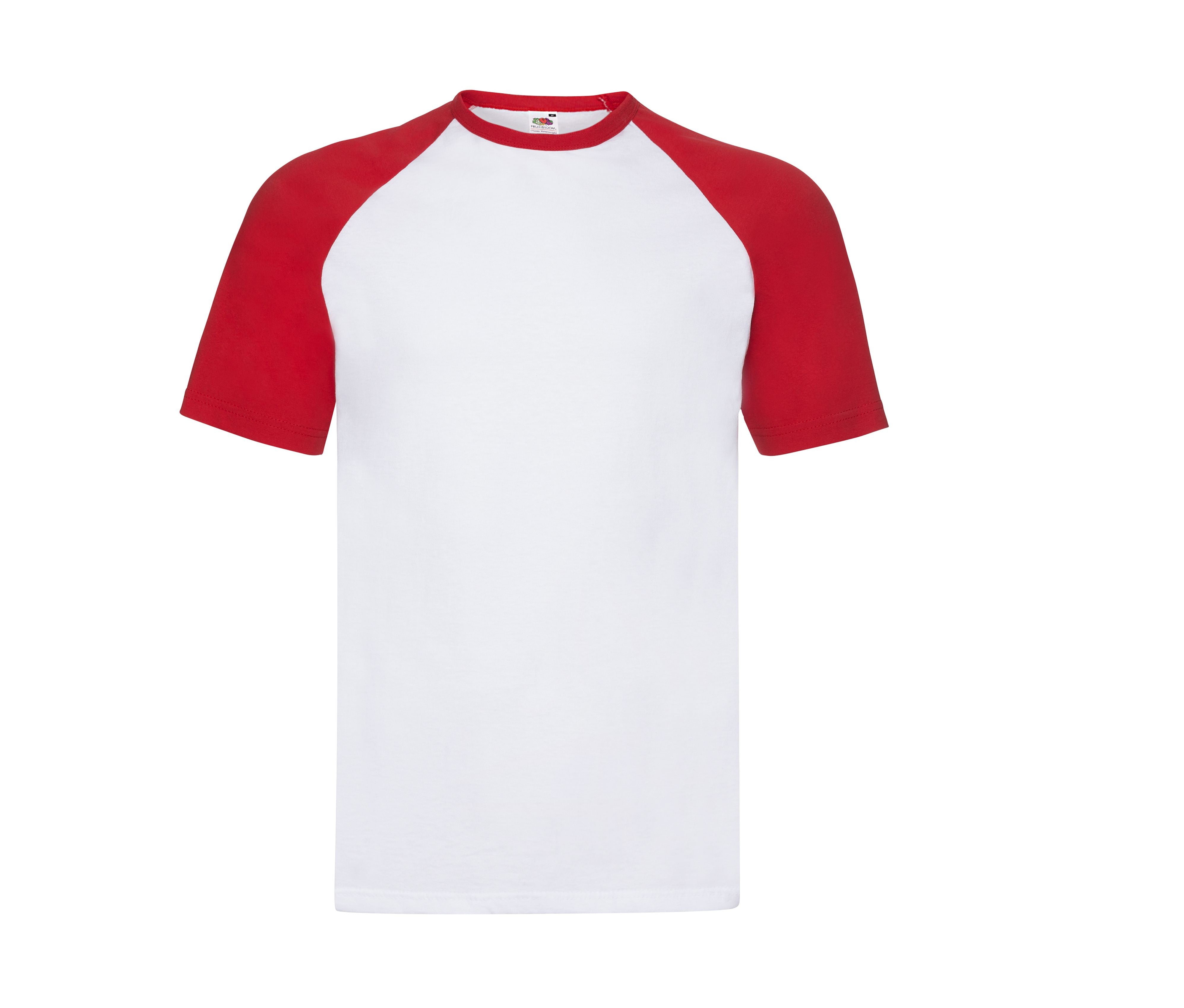 Tee-Shirt Baseball Manches Courtes - White/red