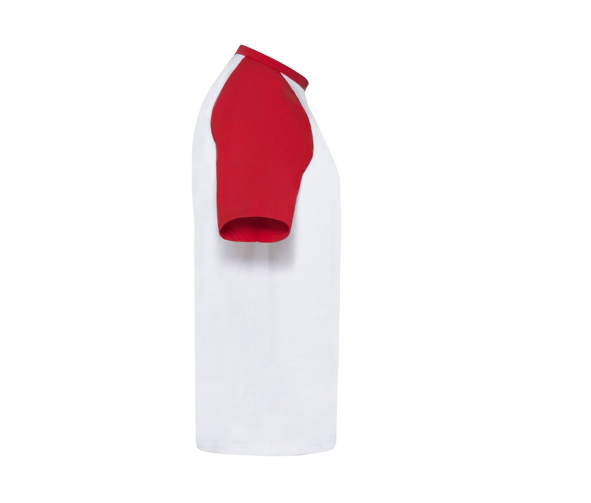 Tee-Shirt Baseball Manches Courtes - White/red