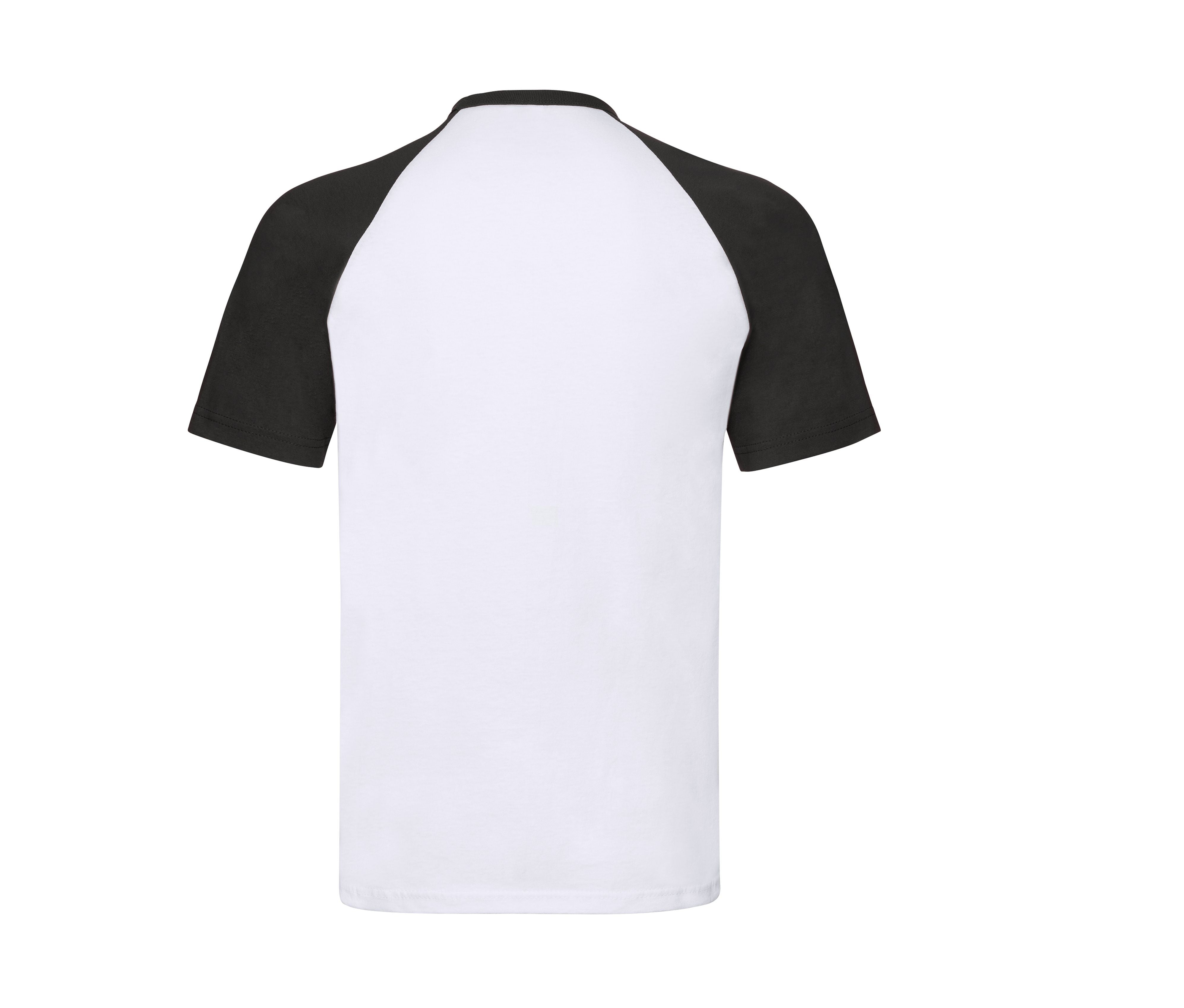 Tee-Shirt Baseball Manches Courtes - White/black