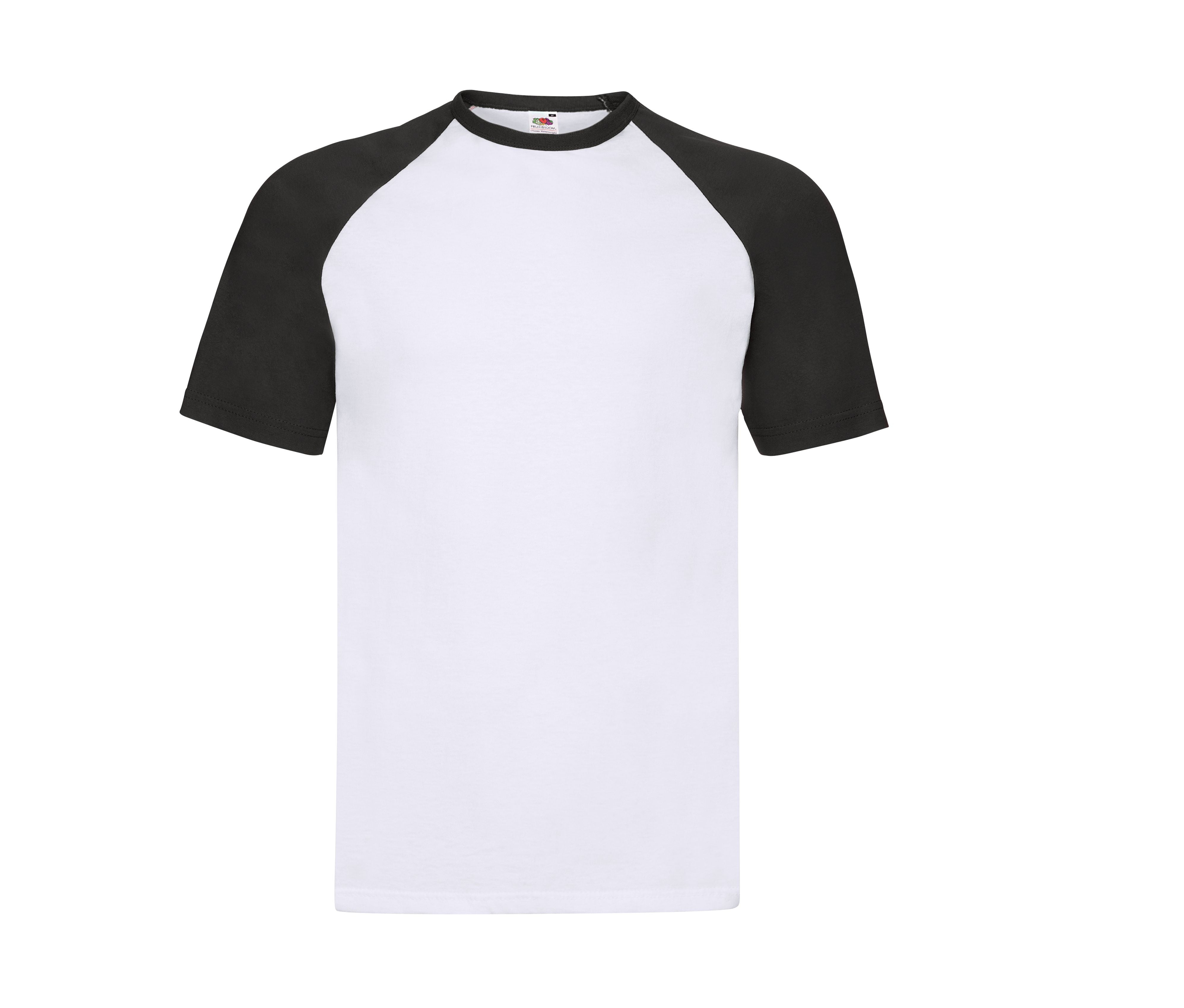 Tee-Shirt Baseball Manches Courtes - White/black