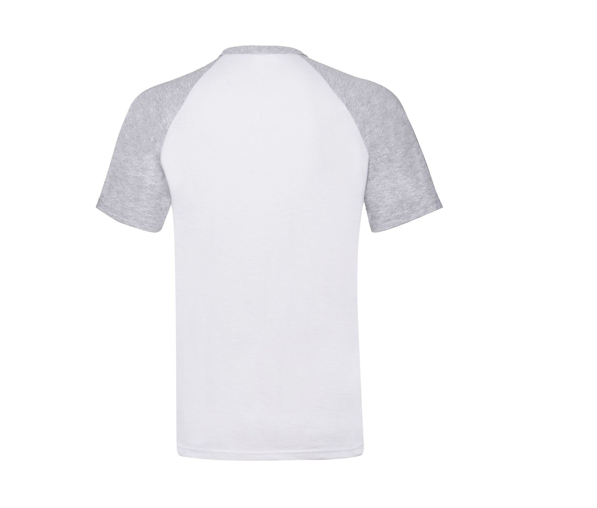 Tee-Shirt Baseball Manches Courtes - White/heather Grey