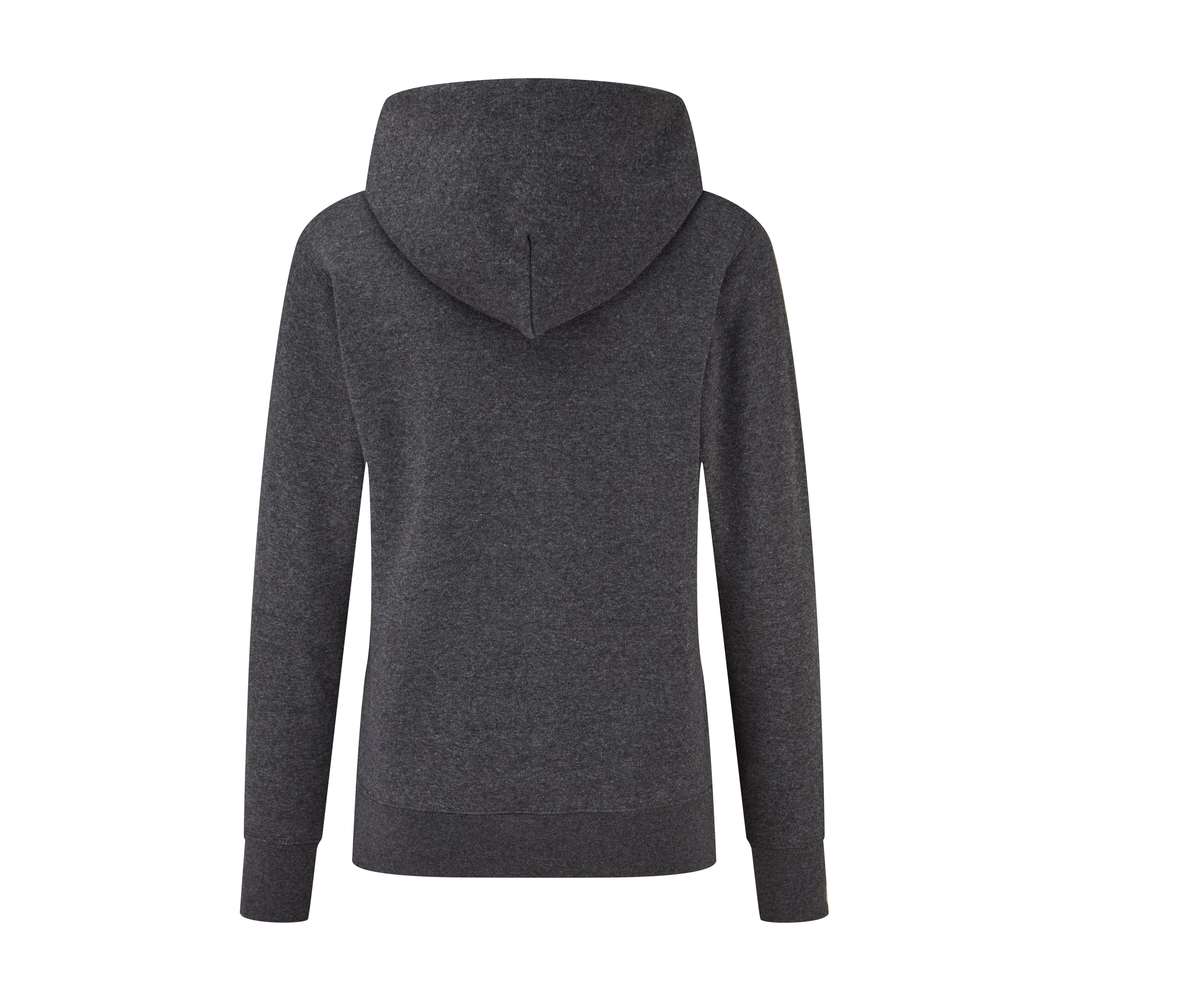 Sweat Capuche Femme - Dark Heather Grey