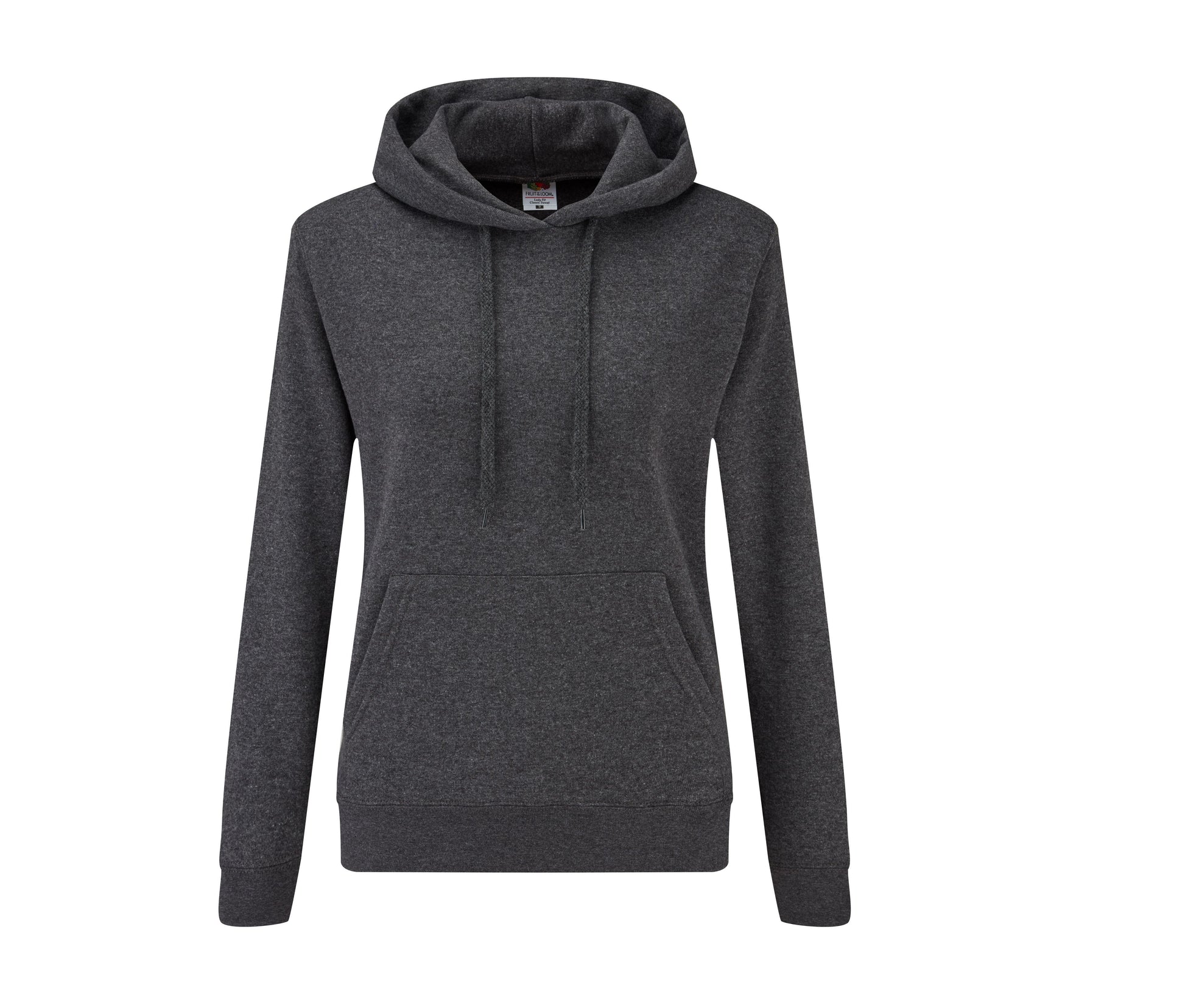 Sweat Capuche Femme - Dark Heather Grey