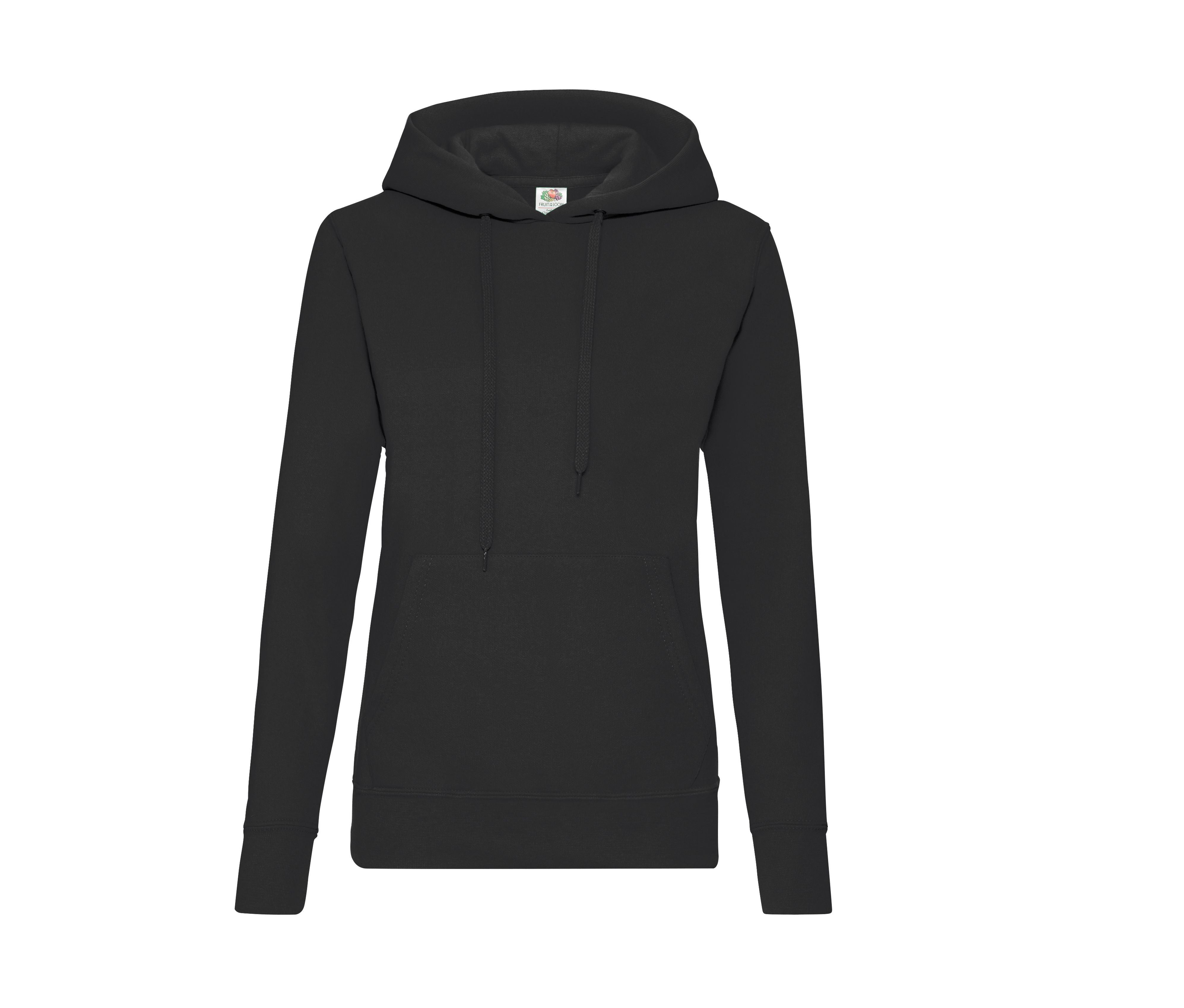 Sweat Capuche Femme - Black