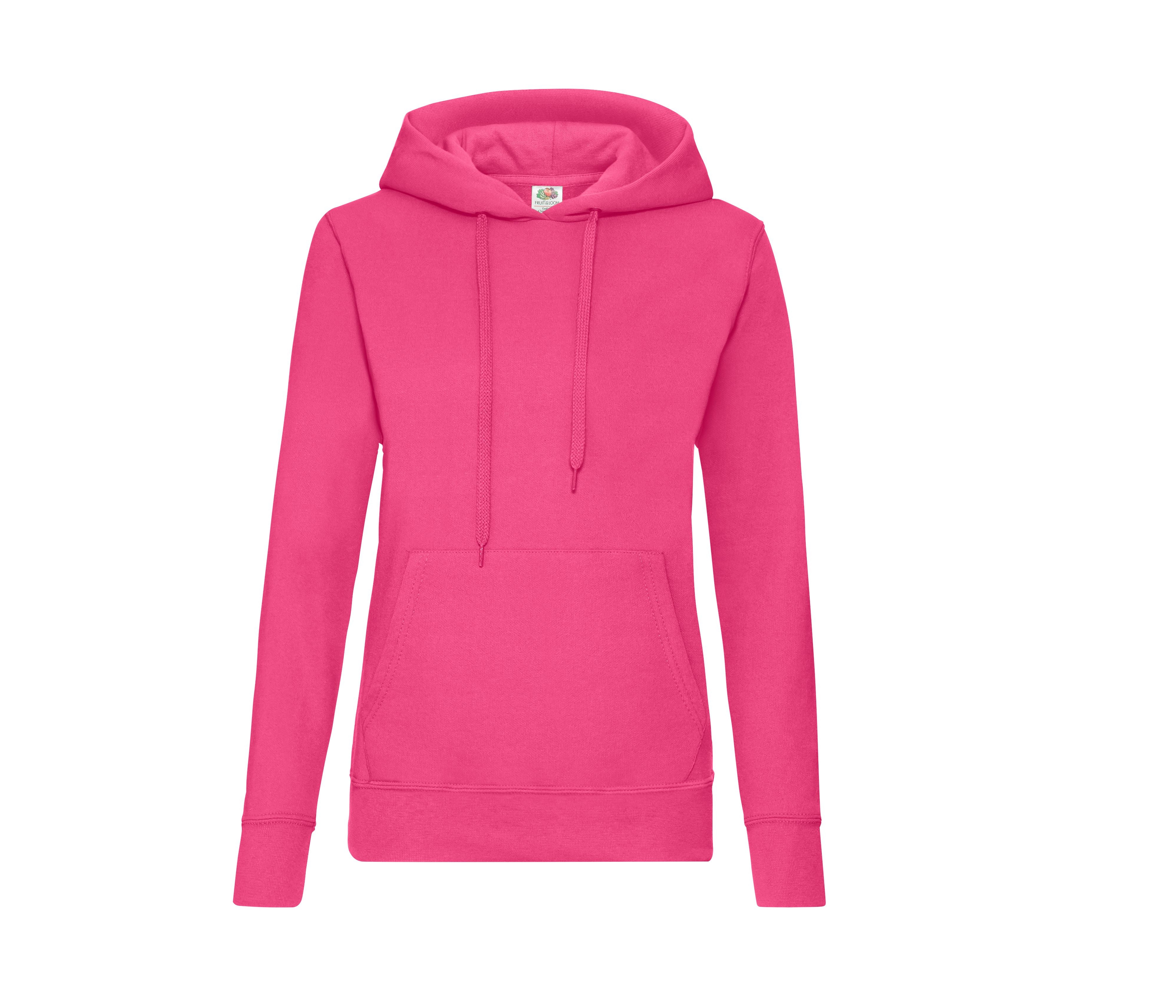 Sweat Capuche Femme - Fuchsia