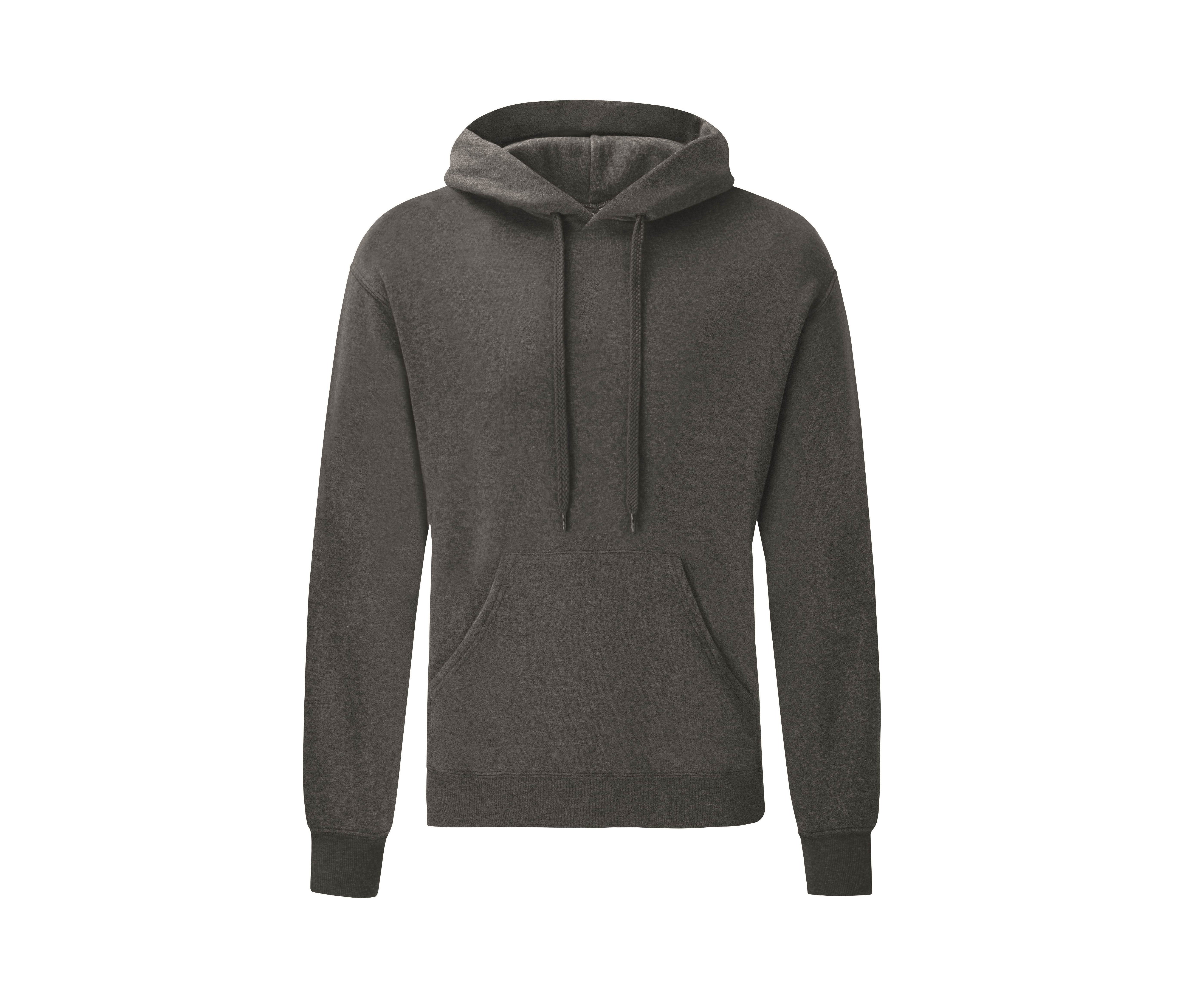 Sweat Capuche 280 - Dark Heather Grey