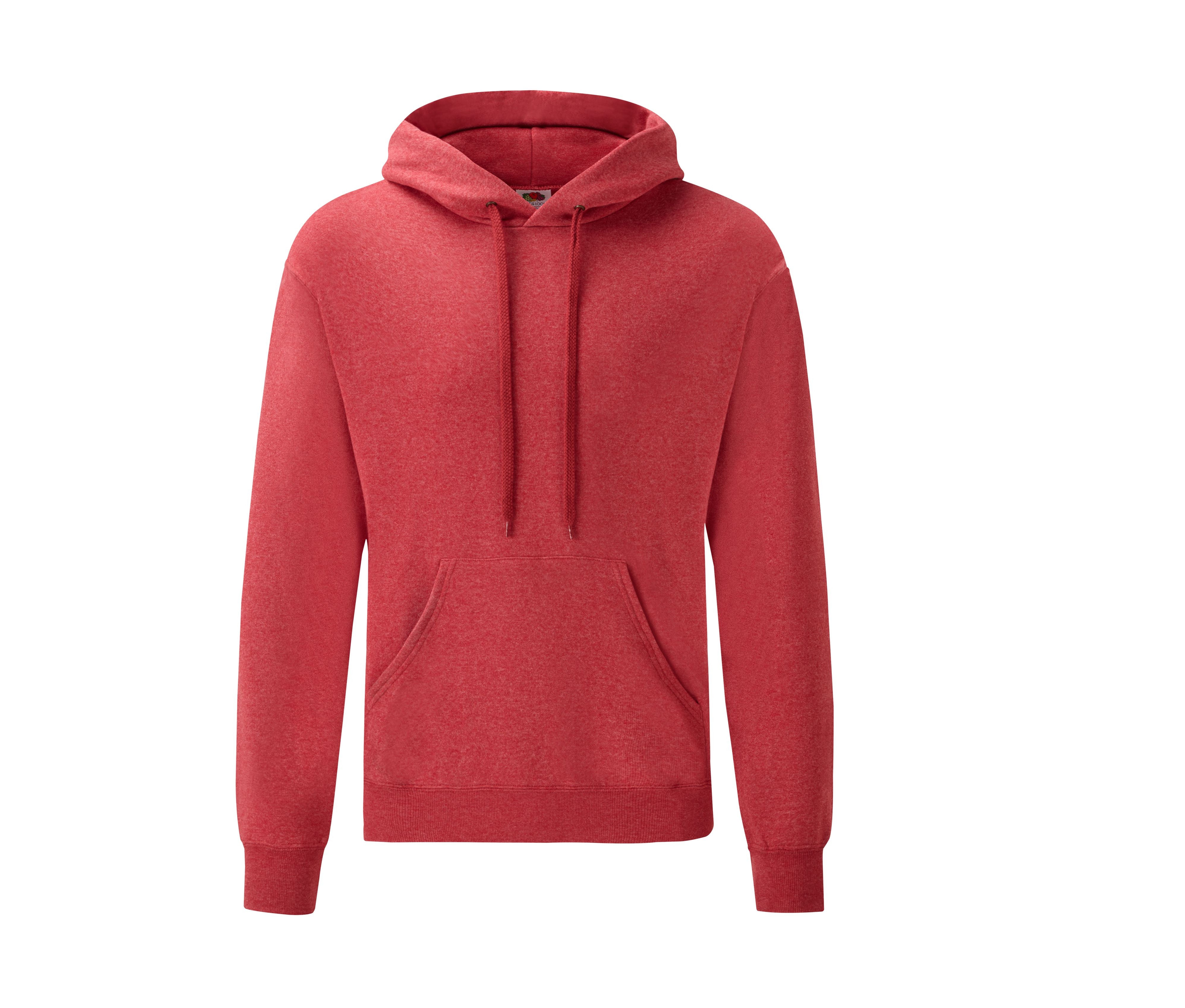 Sweat Capuche 280 - Heather Red