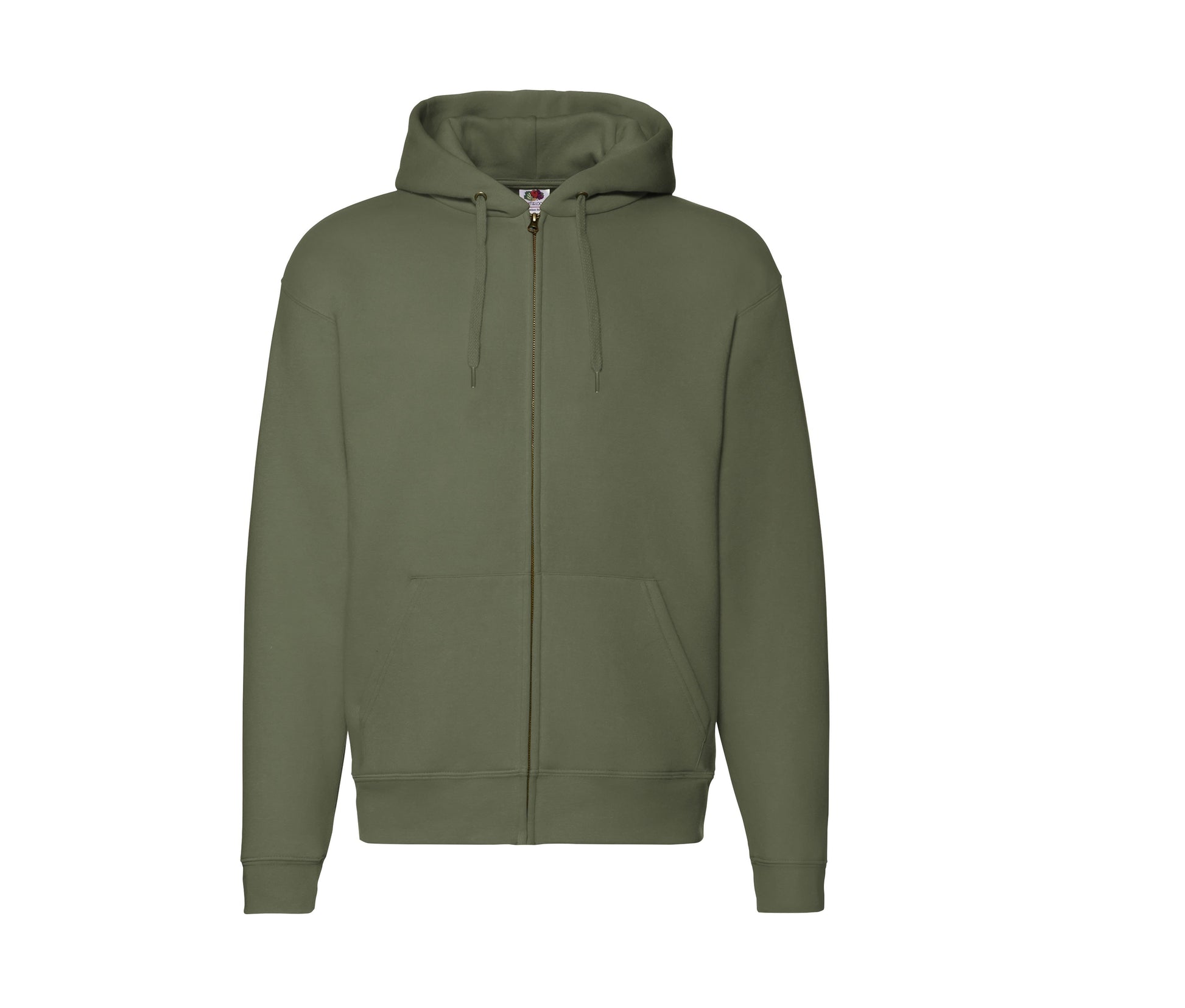 Sweat Capuche Grand Zip 280 - Classic Olive
