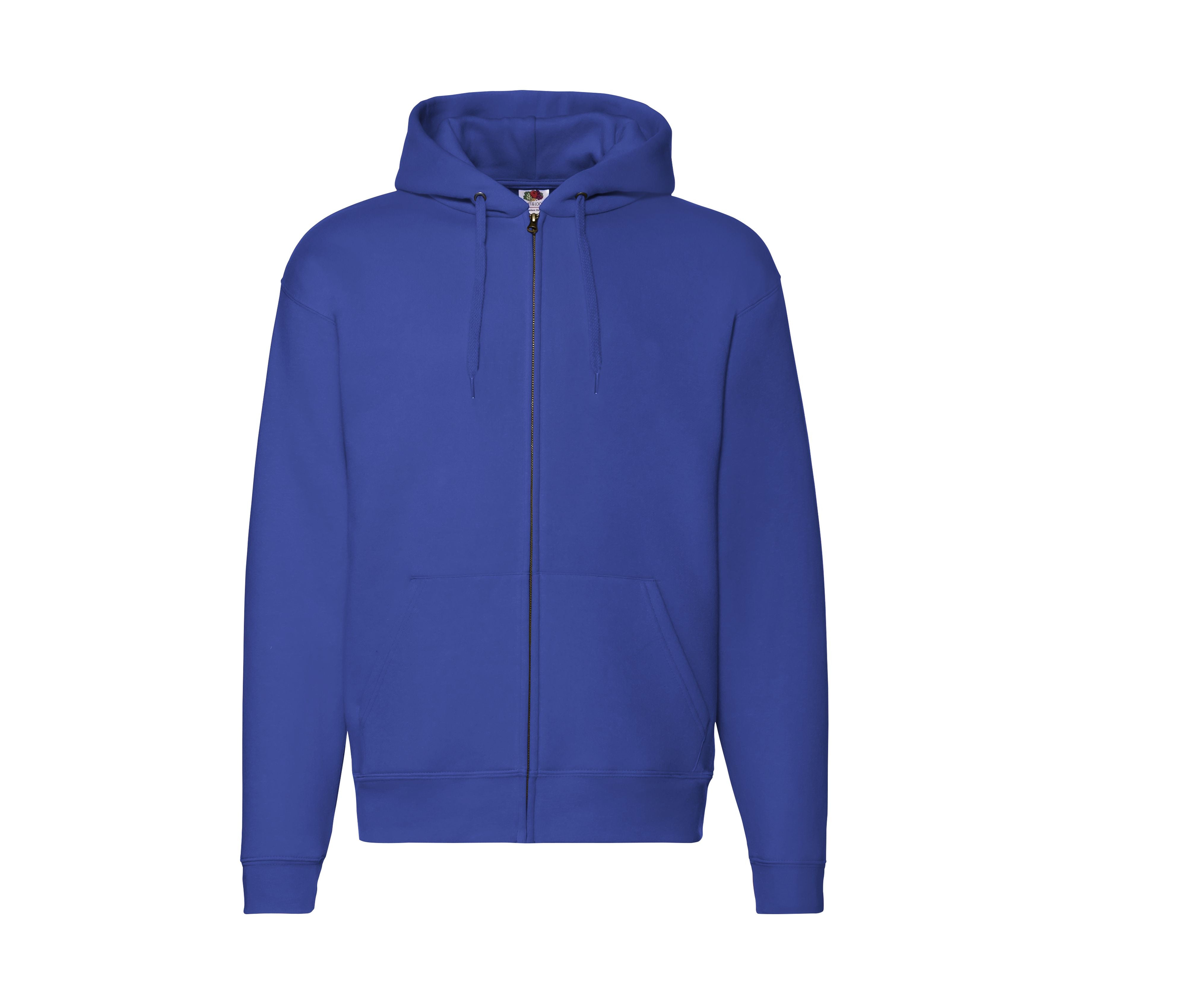 Sweat Capuche Grand Zip 280 - Royal Blue