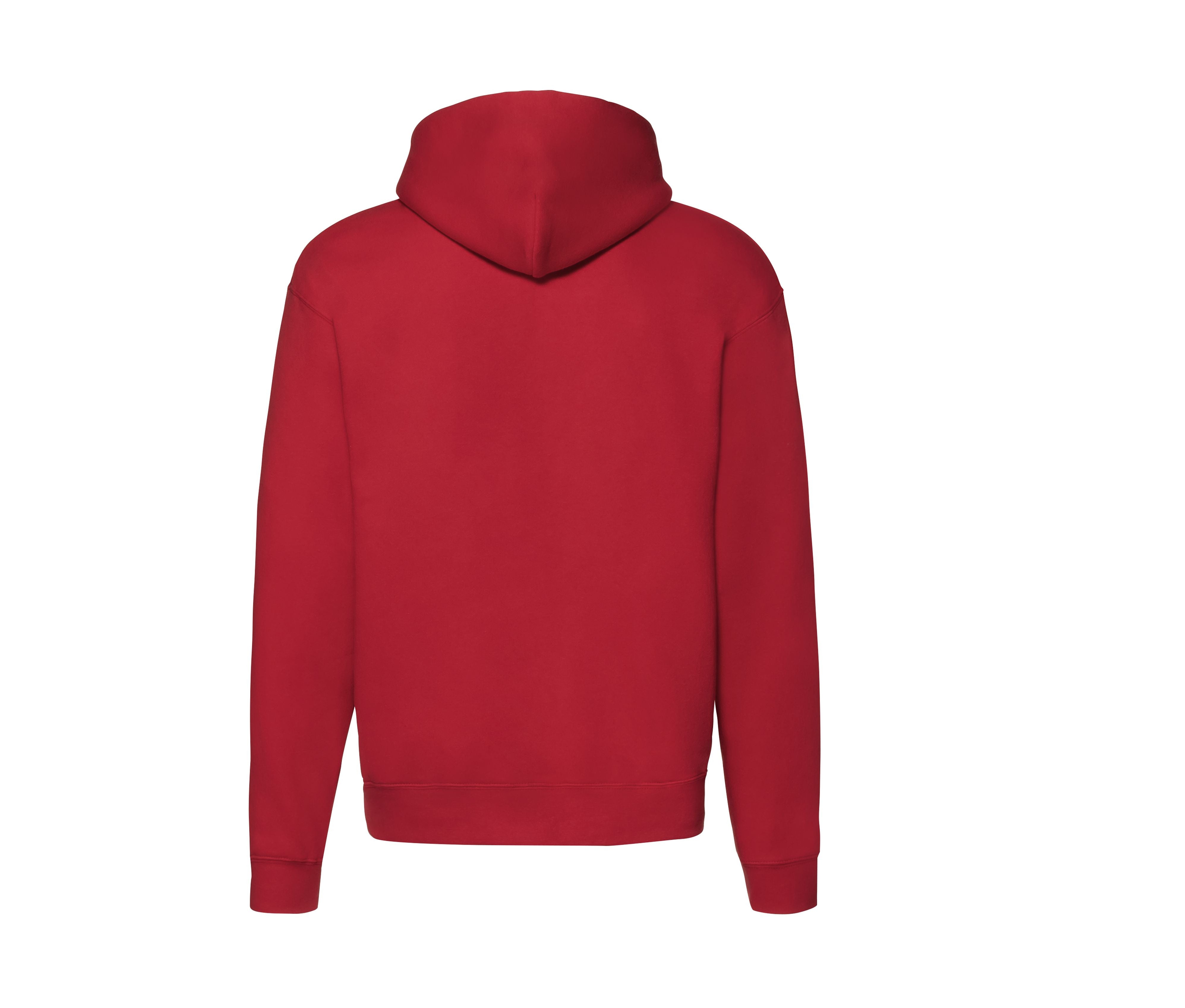Sweat Capuche Grand Zip 280 - Red