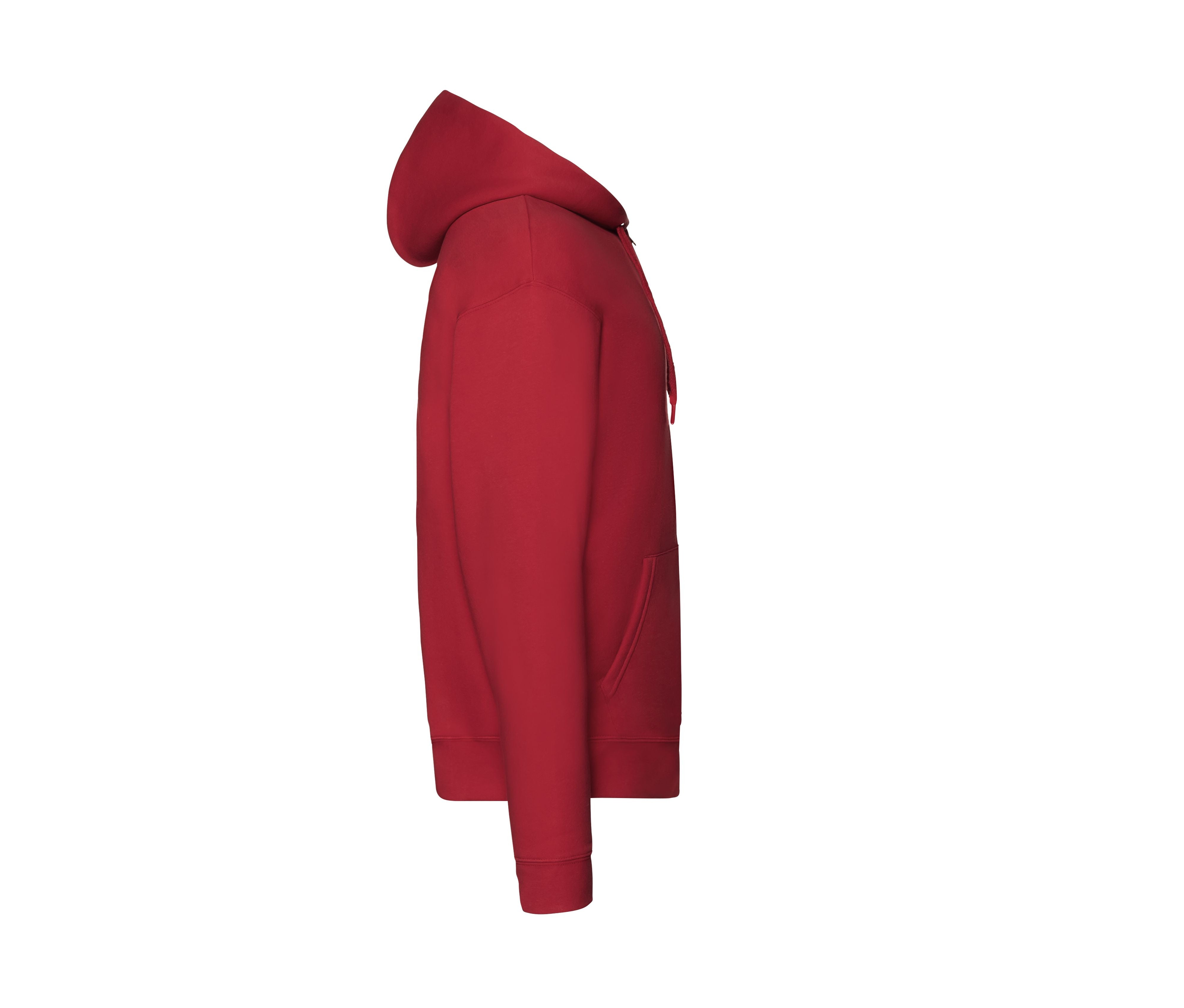 Sweat Capuche Grand Zip 280 - Red