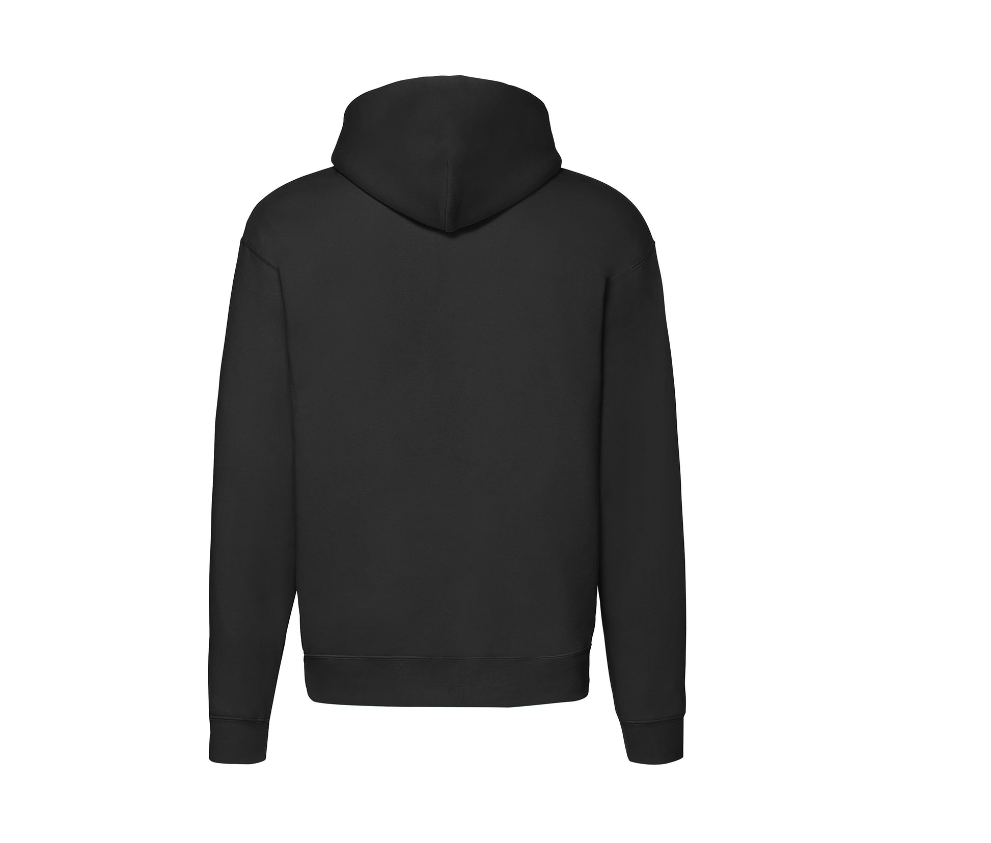 Sweat Capuche Grand Zip 280 - Black