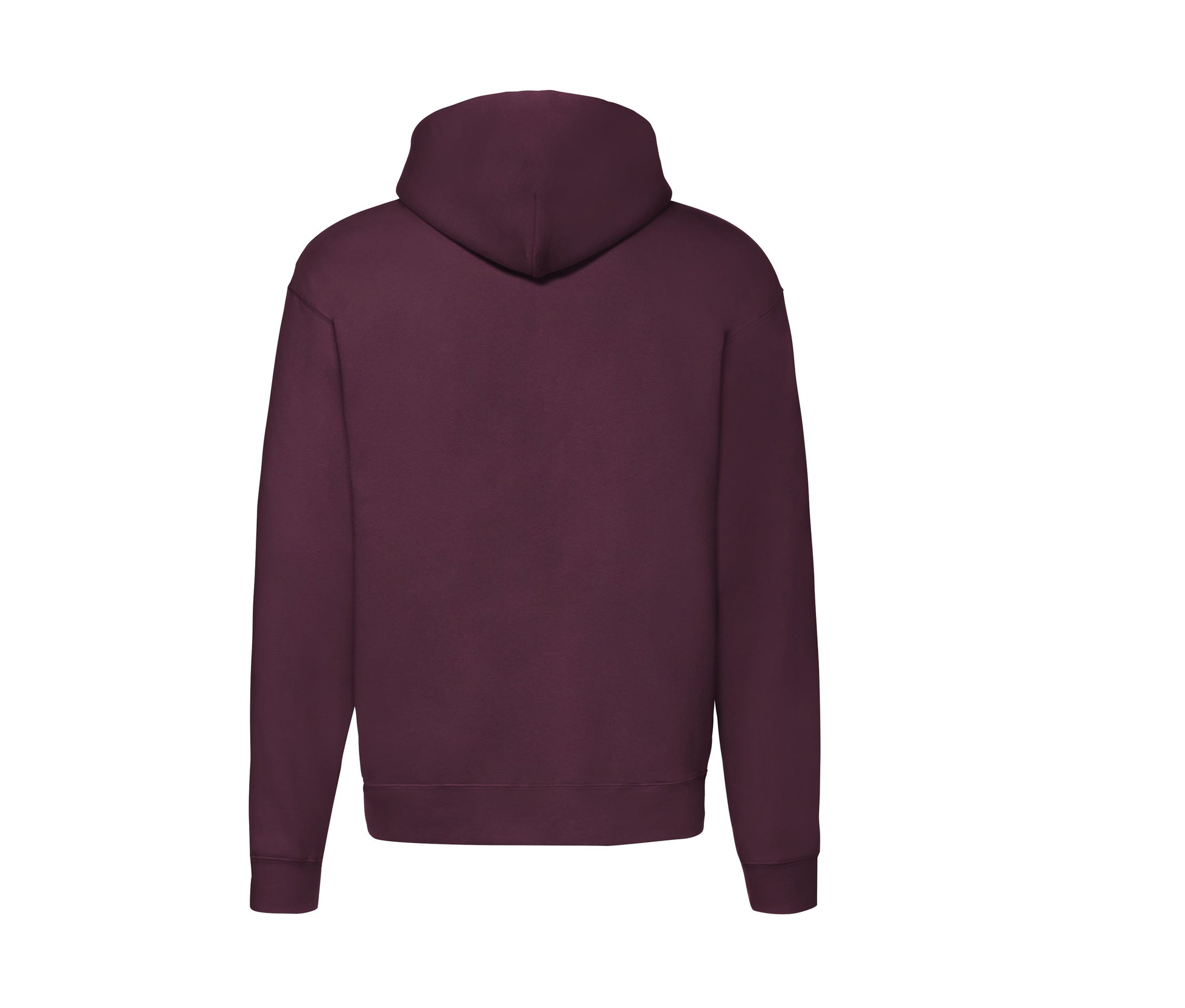 Sweat Capuche Grand Zip 280 - Burgundy