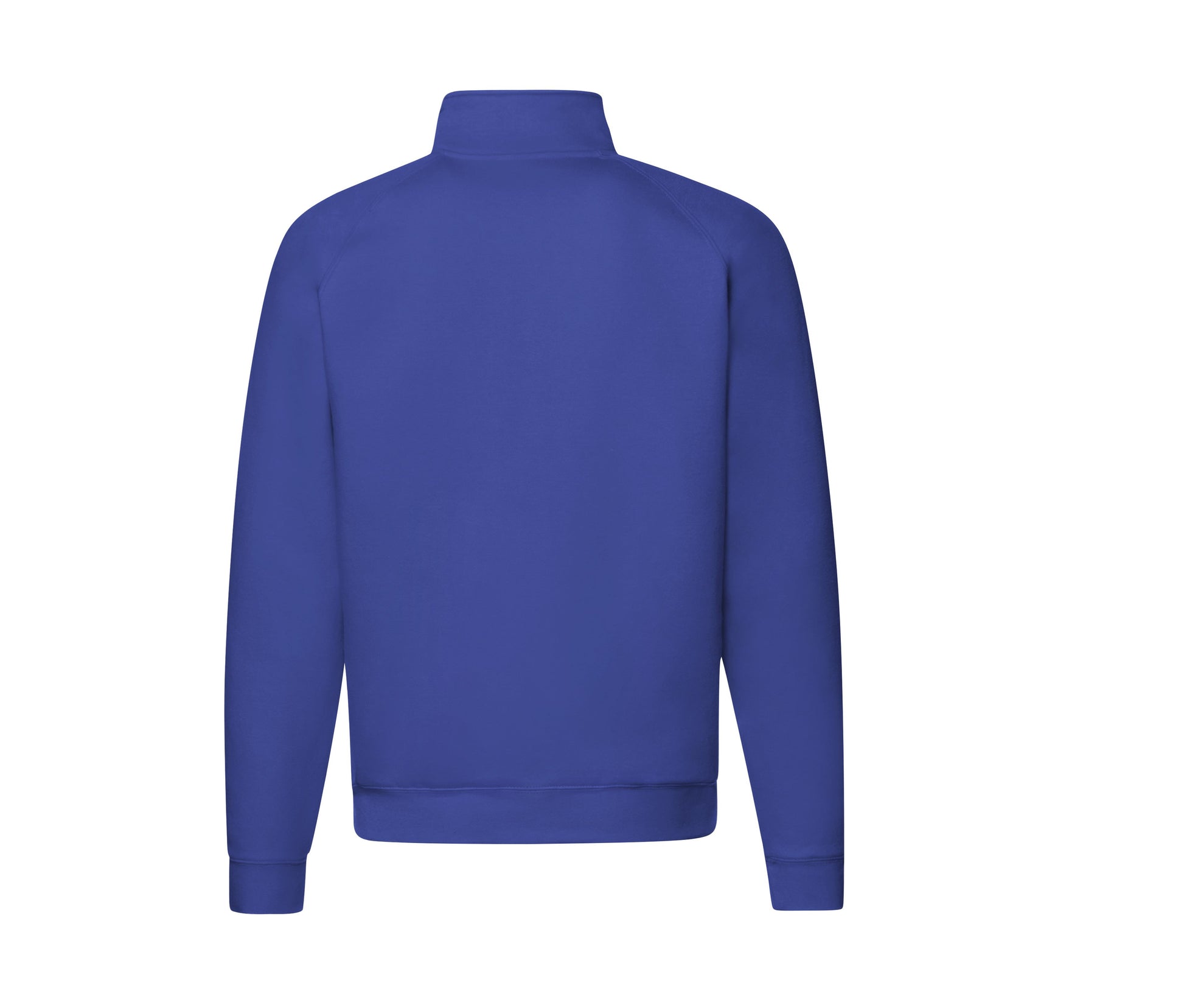Sweat Manches Raglan Col Zippé - Royal Blue