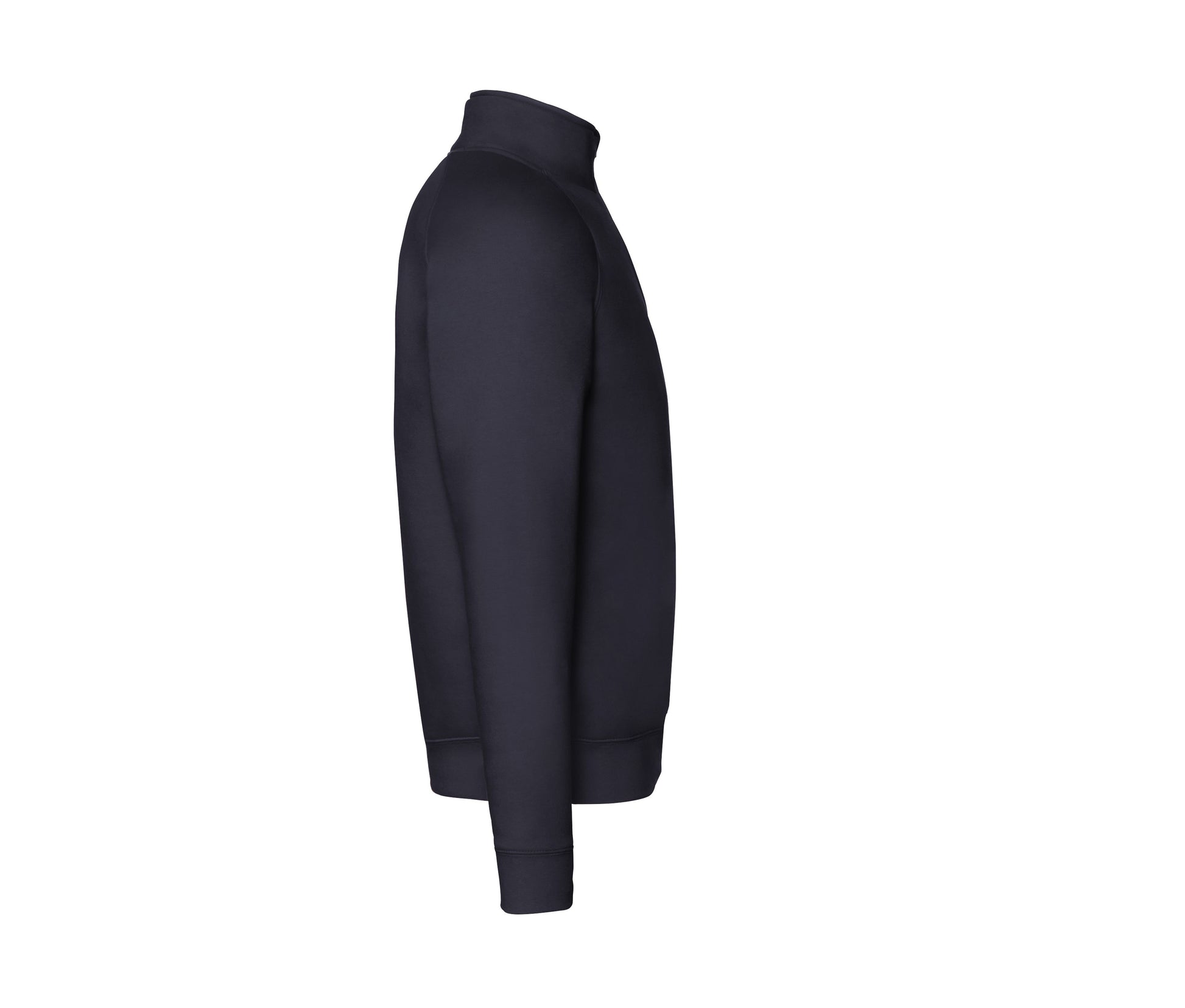 Sweat Manches Raglan Col Zippé - Deep Navy