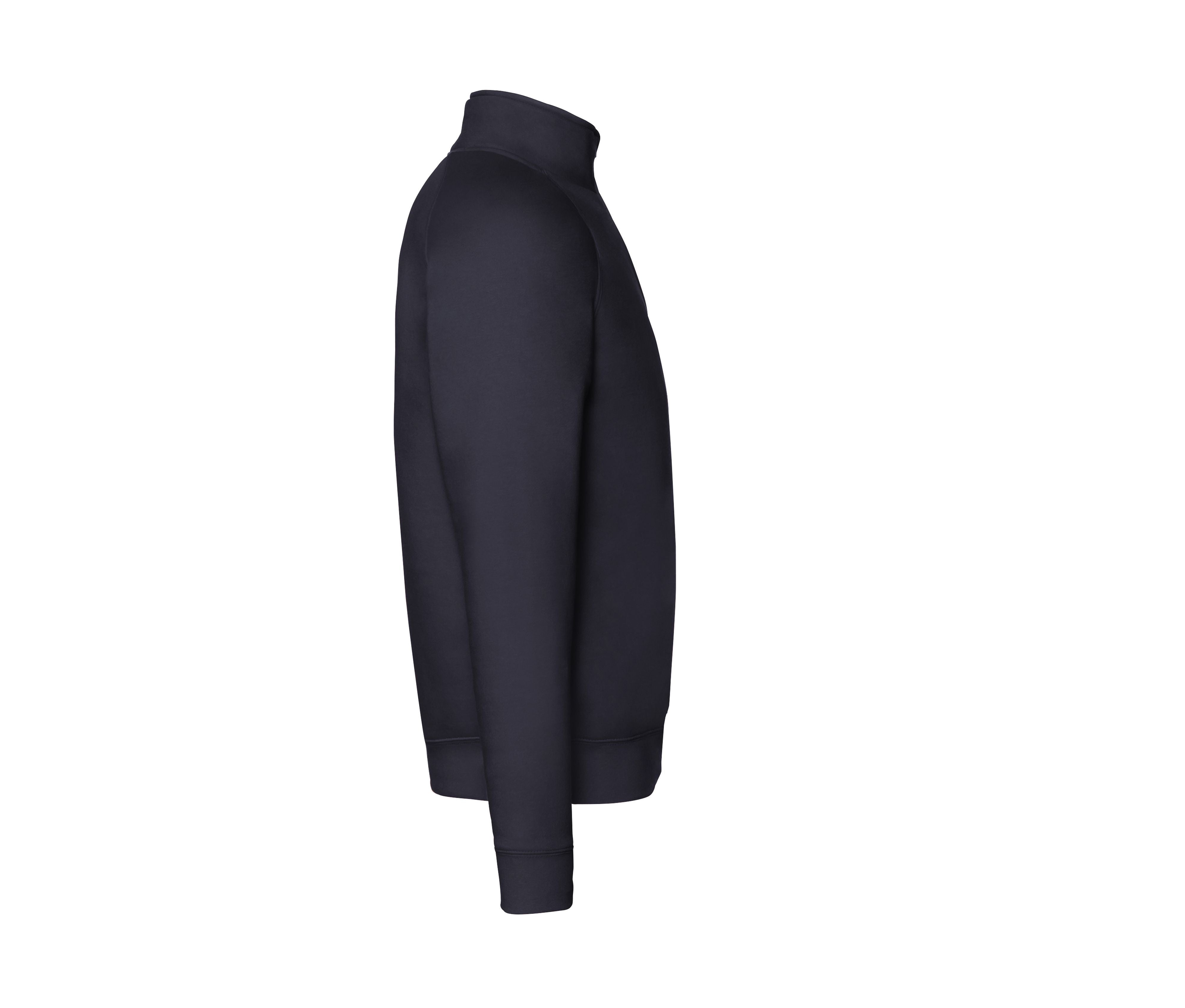 Sweat Manches Raglan Col Zippé - Deep Navy