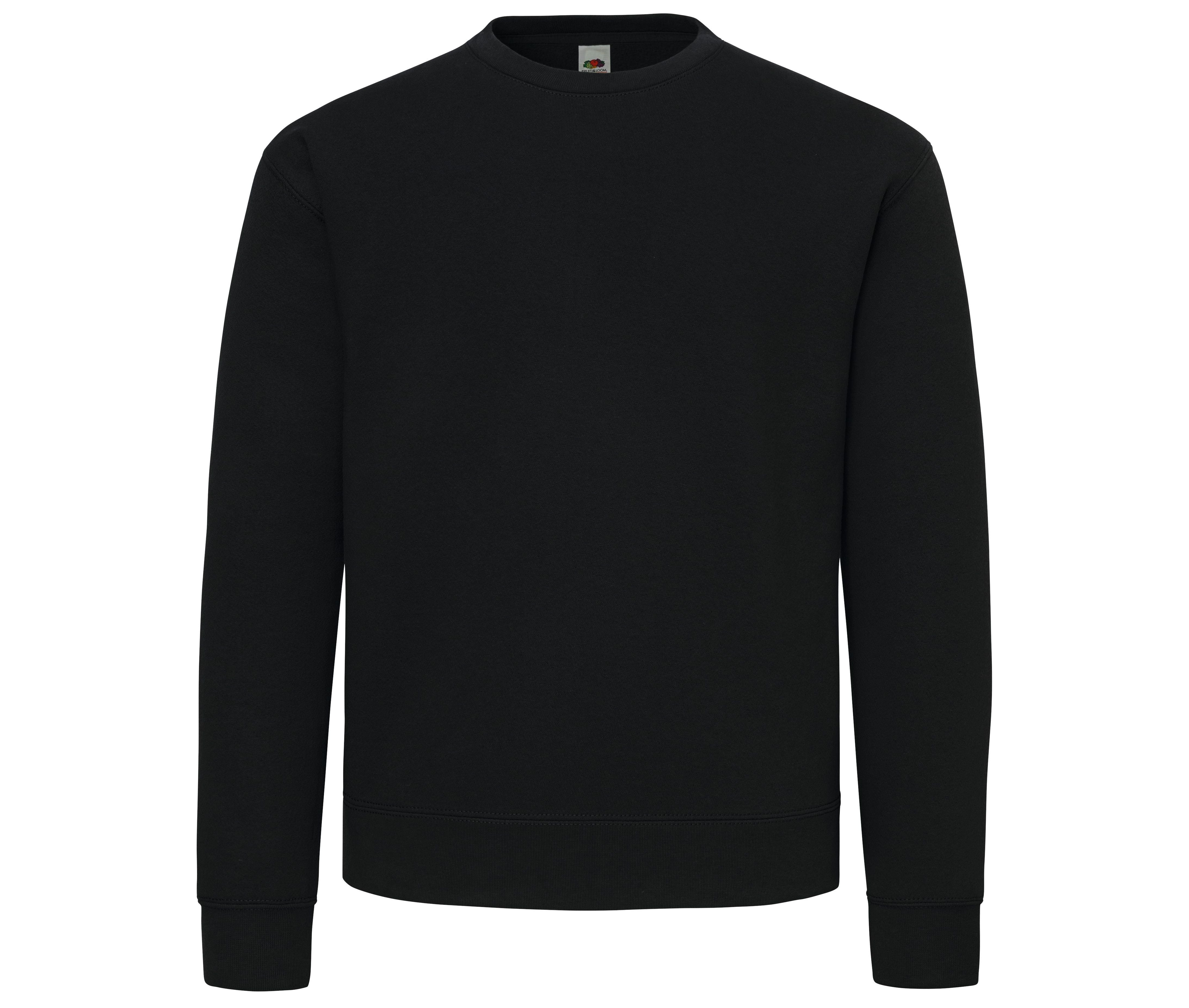 Sweat Col Rond Lourd - Black