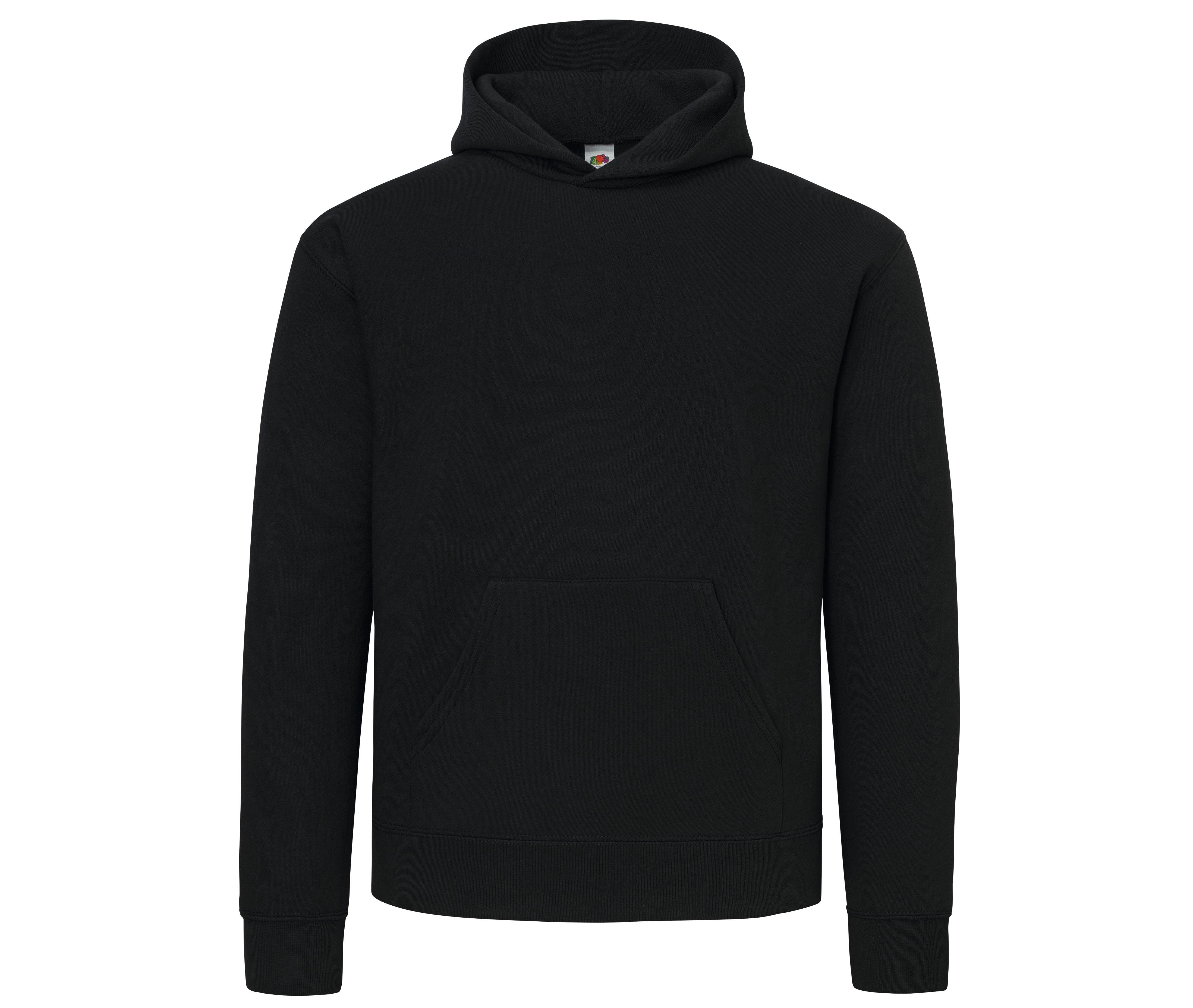 Sweat à Capuche Lourd - Black