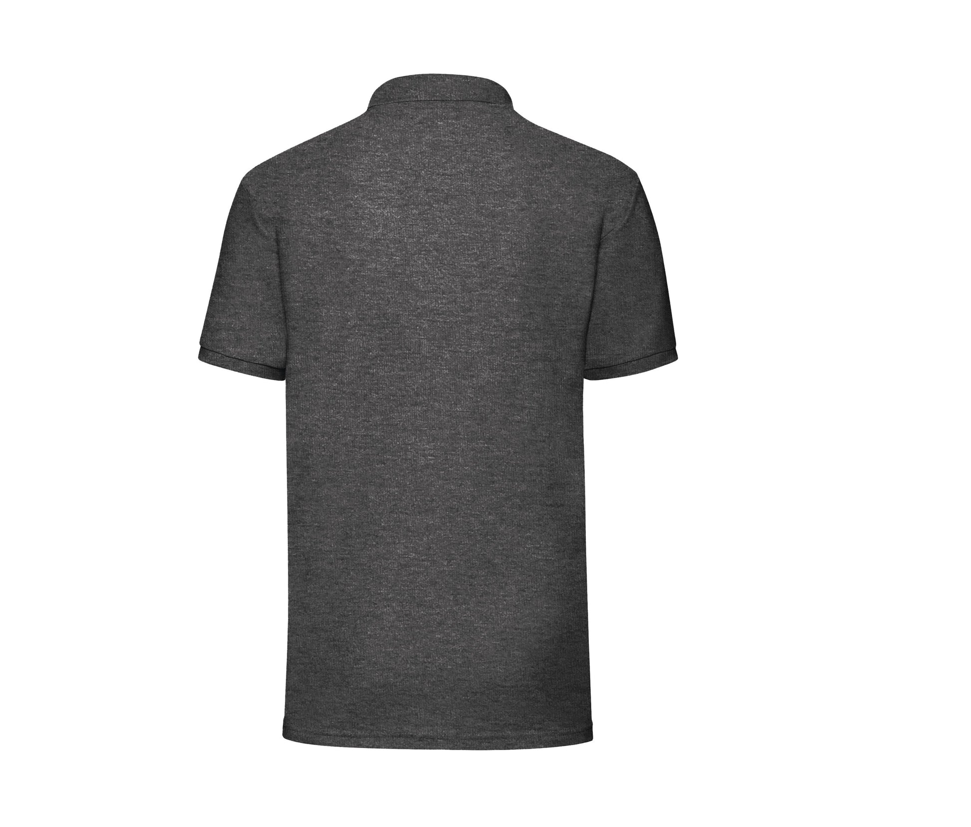 Polo Polycoton 180 Lavable à 60° - Dark Heather Grey