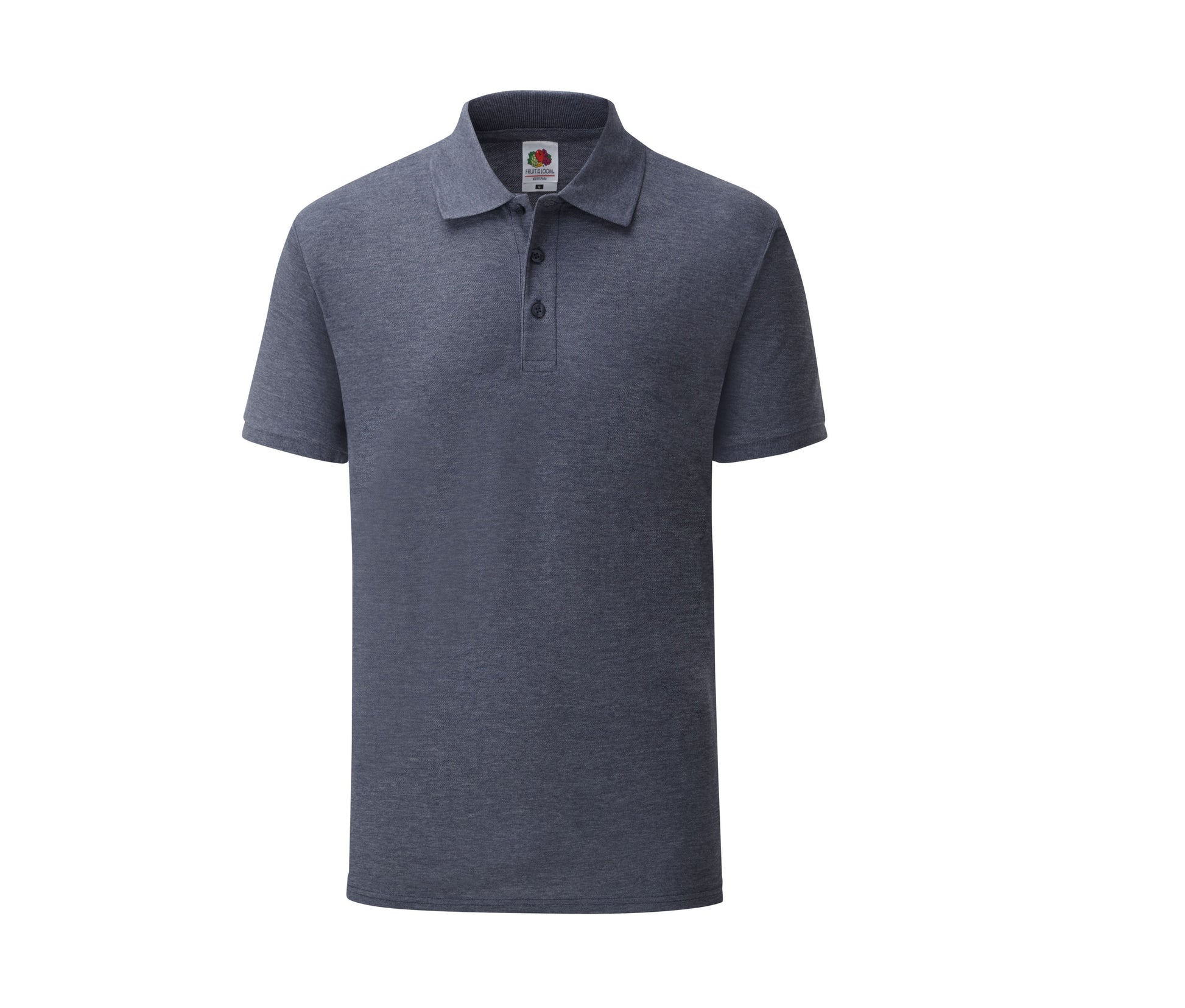 Polo Polycoton 180 Lavable à 60° - Heather Navy