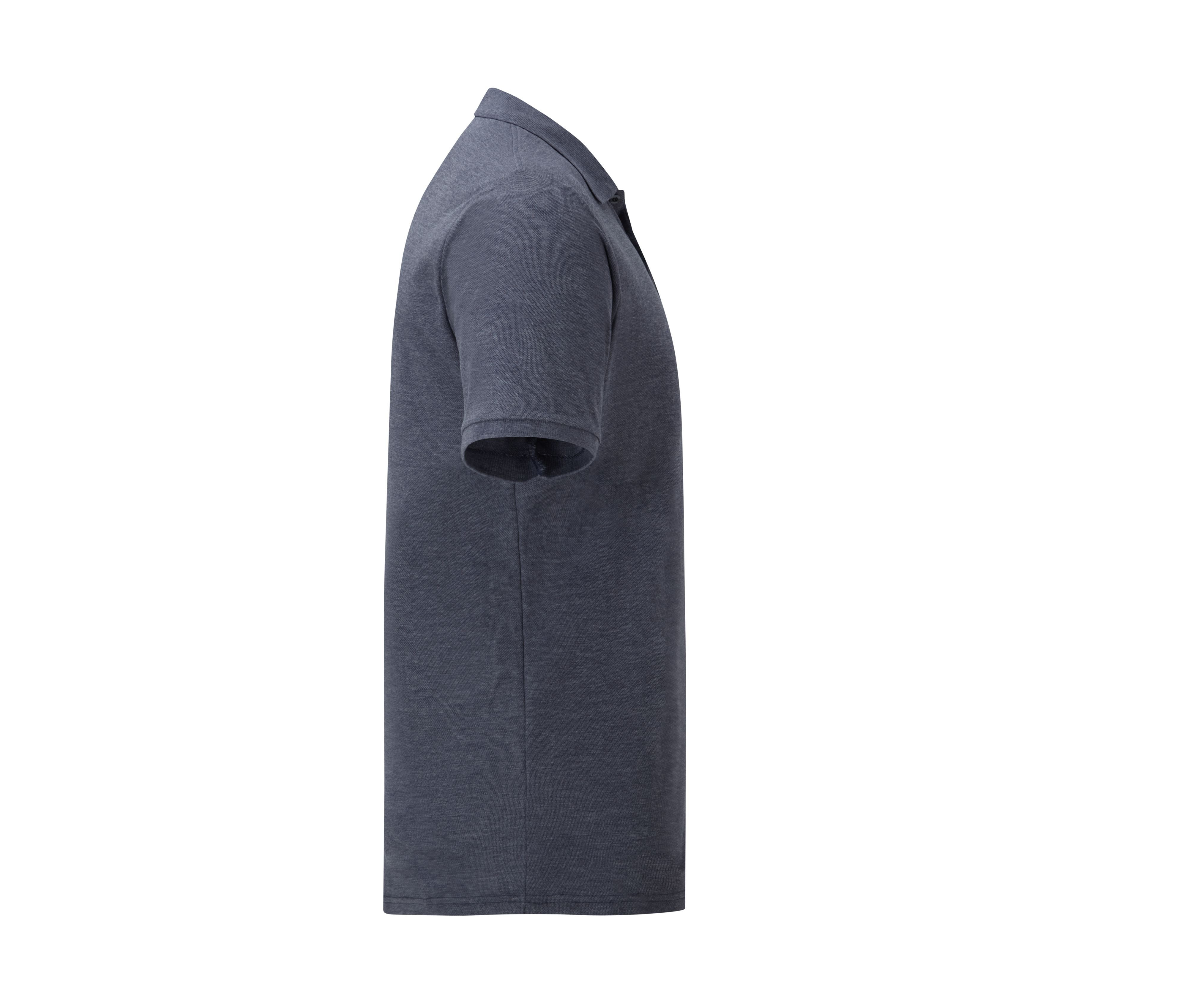 Polo Polycoton 180 Lavable à 60° - Heather Navy