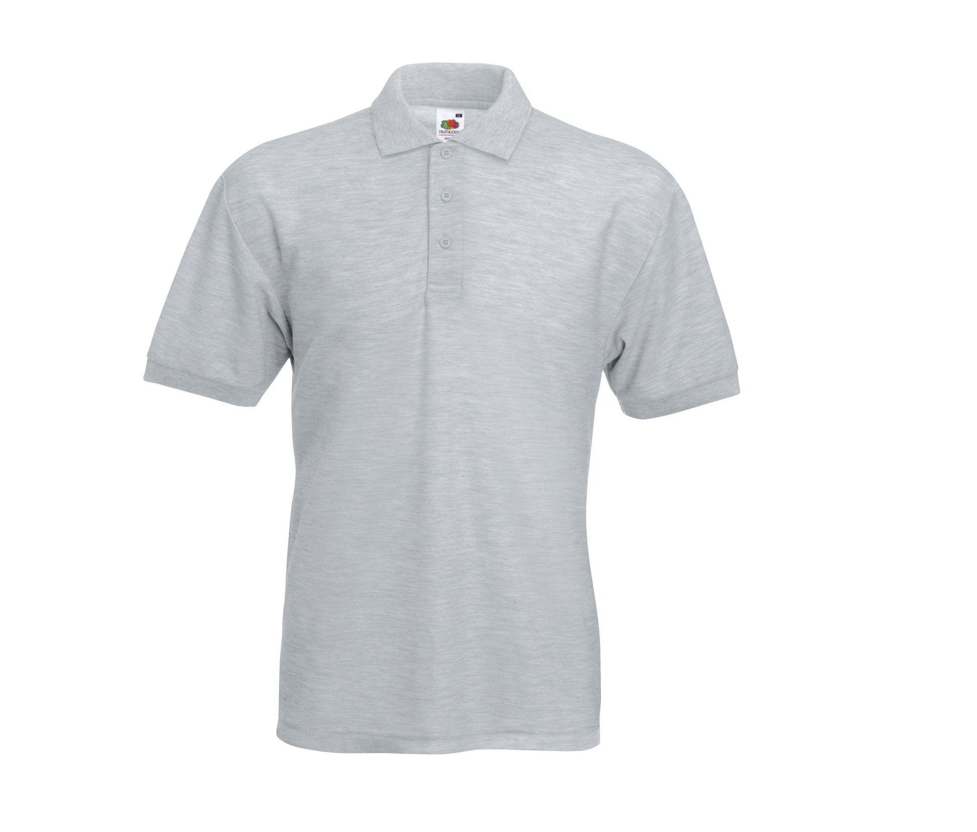 Polo Polycoton 180 Lavable à 60° - Heather Grey