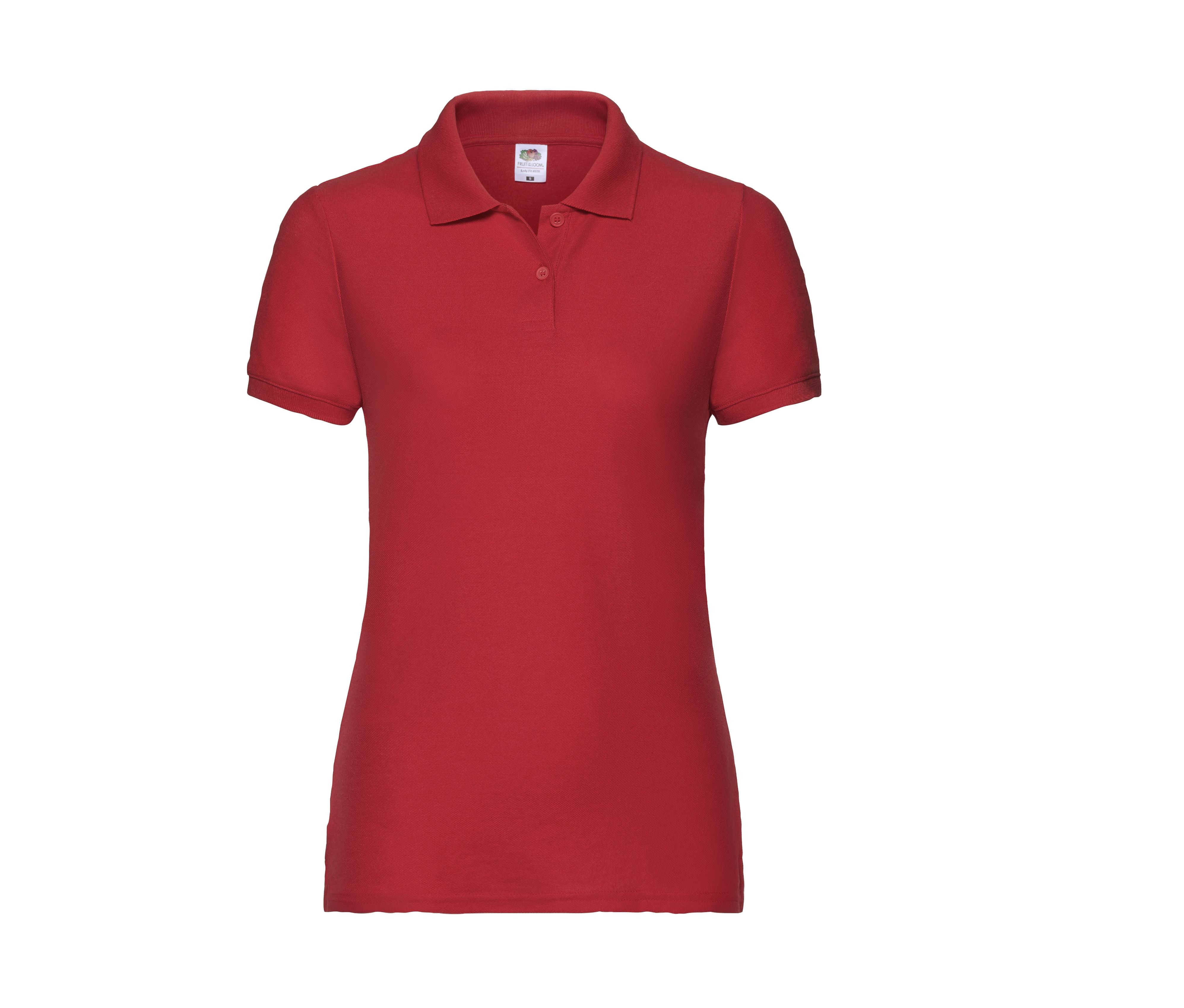 Polo Femme Polycoton 180 Lavable à 60° - Red