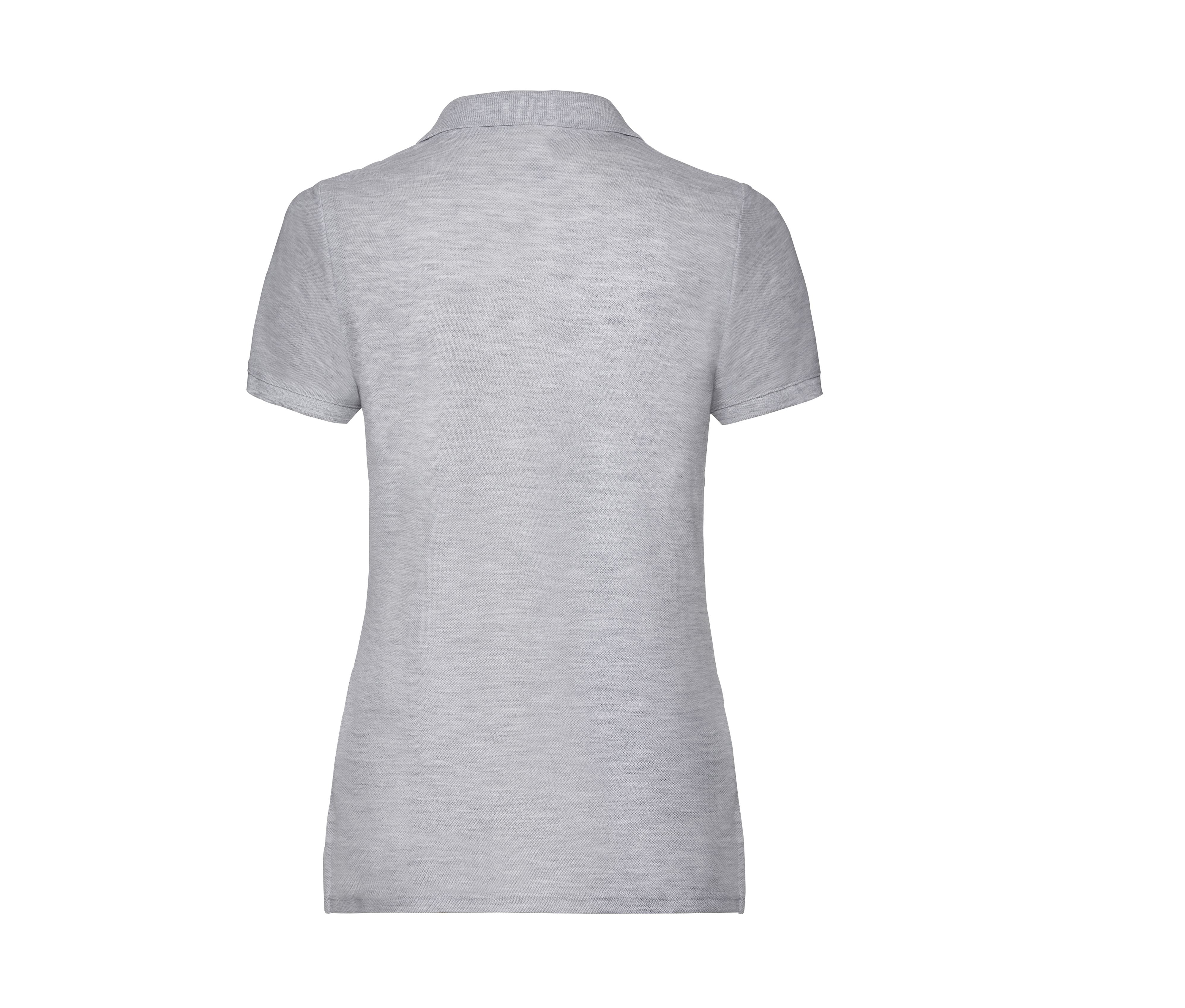 Polo Femme Polycoton 180 Lavable à 60° - Heather Grey