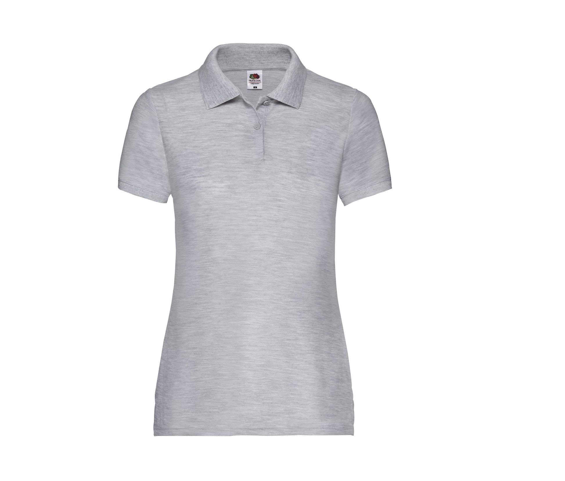Polo Femme Polycoton 180 Lavable à 60° - Heather Grey
