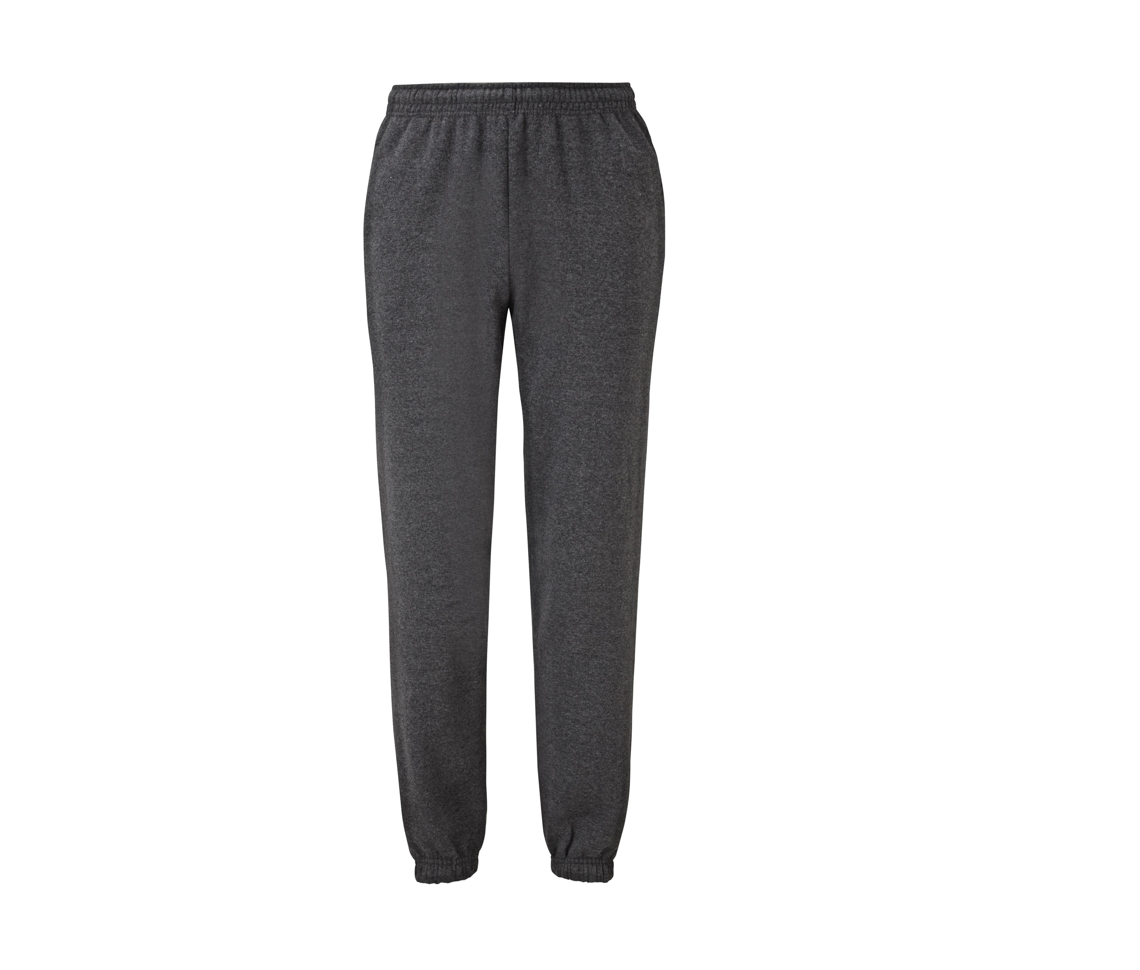 Pantalon Jogging Bas Élastiqué - Dark Heather Grey