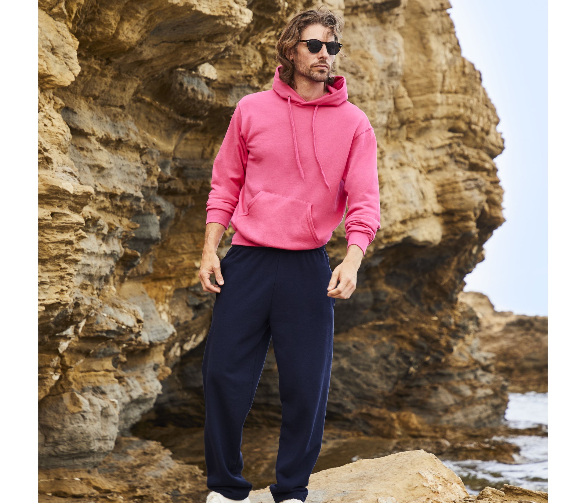 Pantalon de jogging coupe droite homme