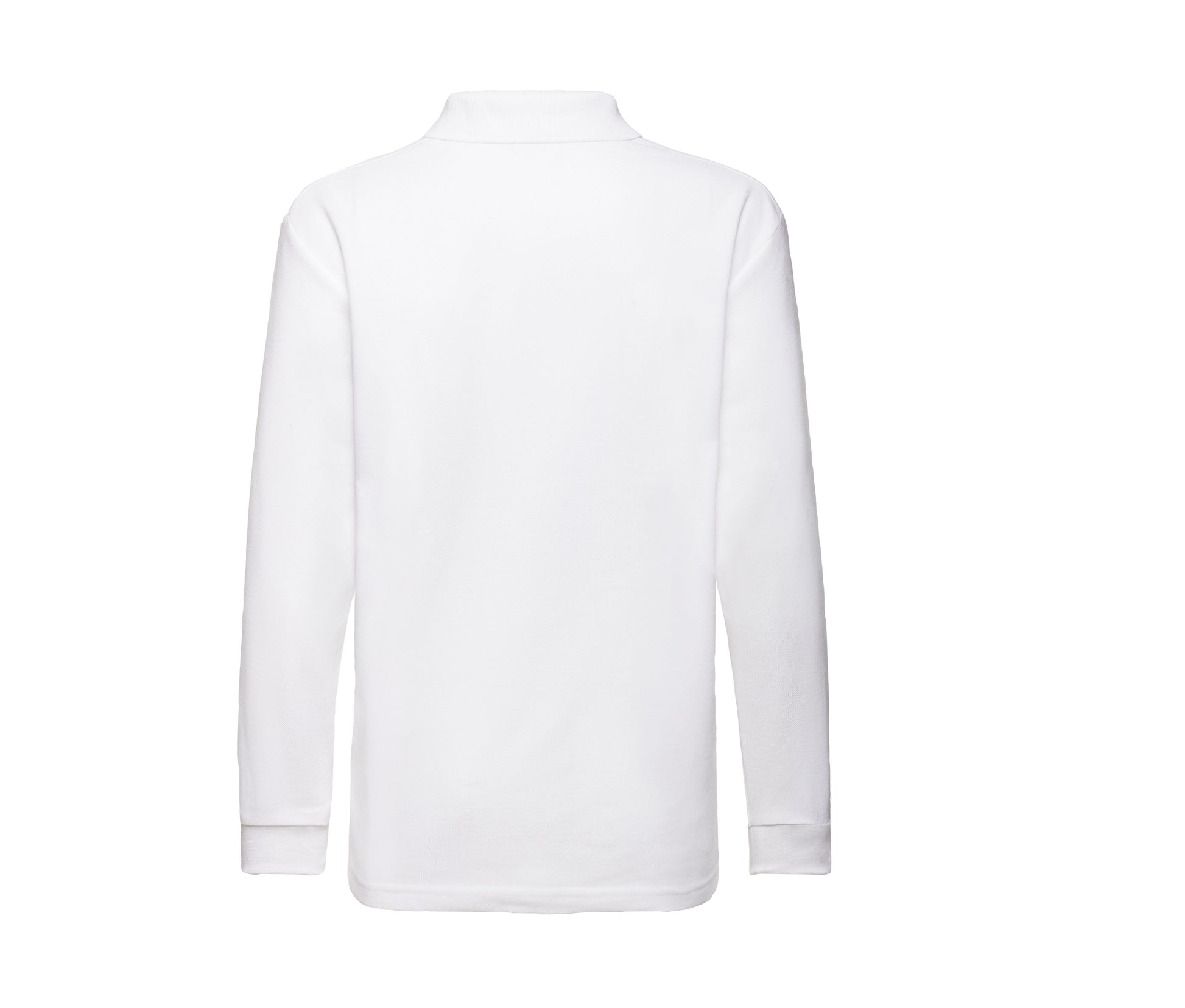 Polo Enfant Manches Longues - White