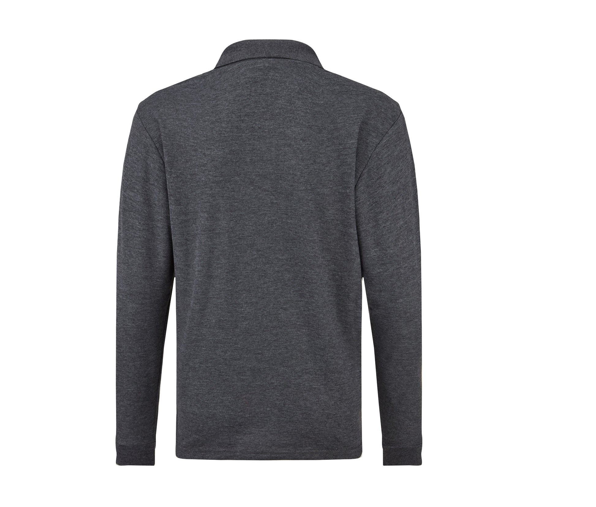 Polo Enfant Manches Longues - Dark Heather Grey