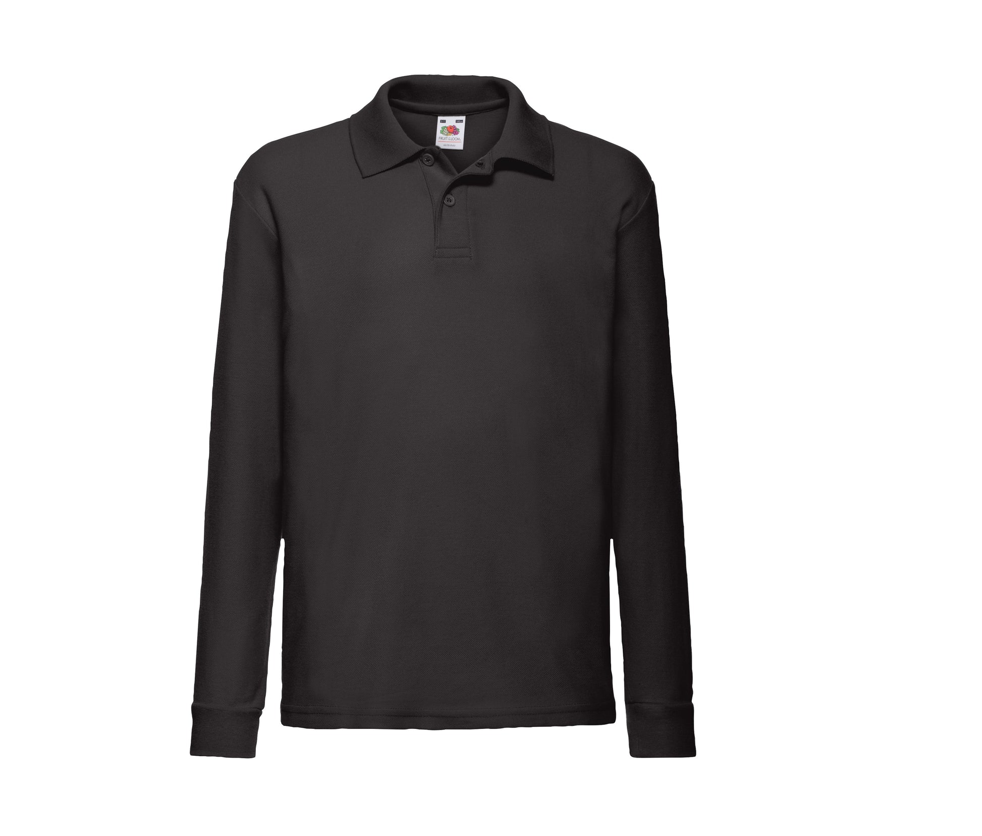 Polo Enfant Manches Longues - Black