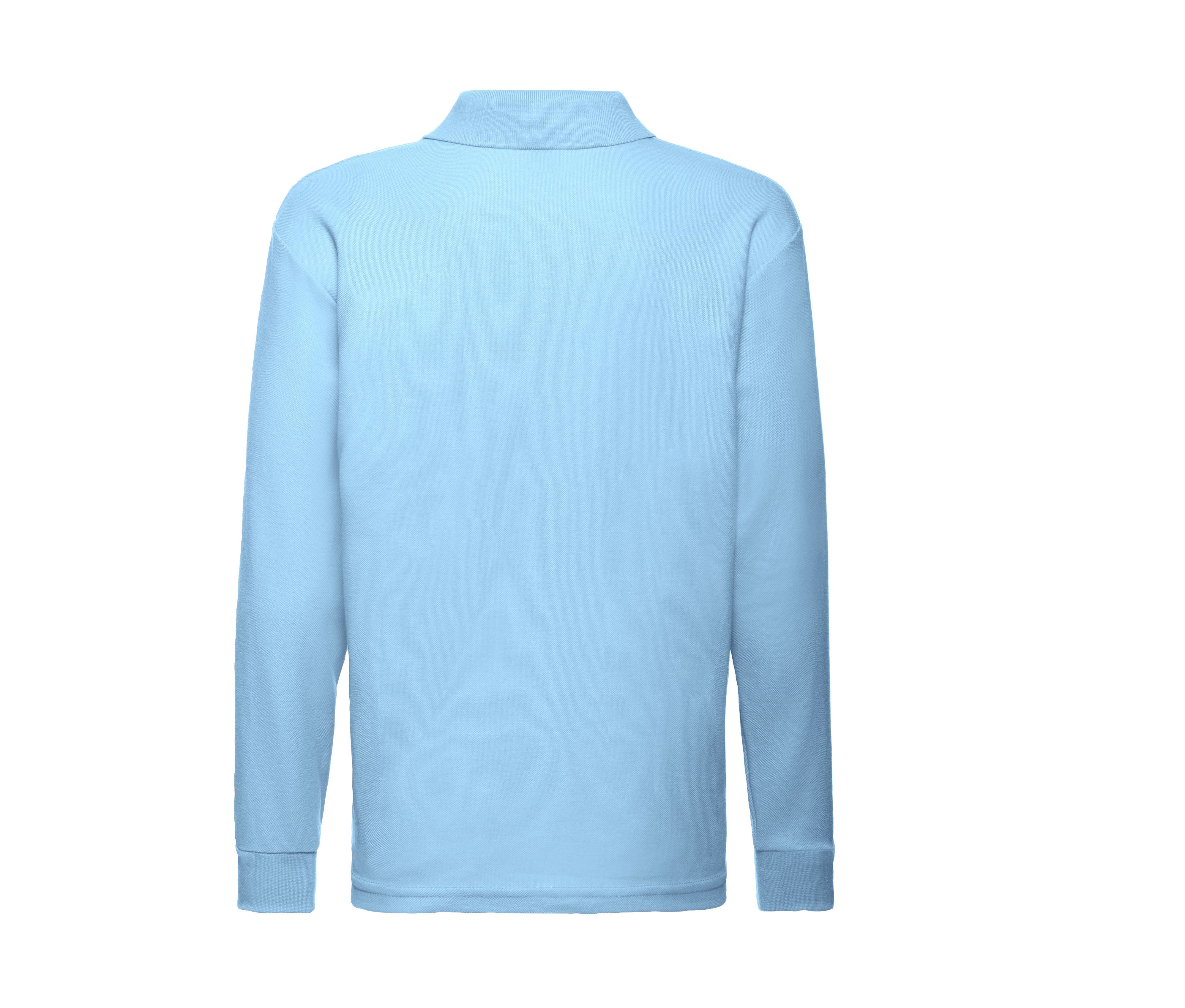 Polo Enfant Manches Longues - Sky Blue