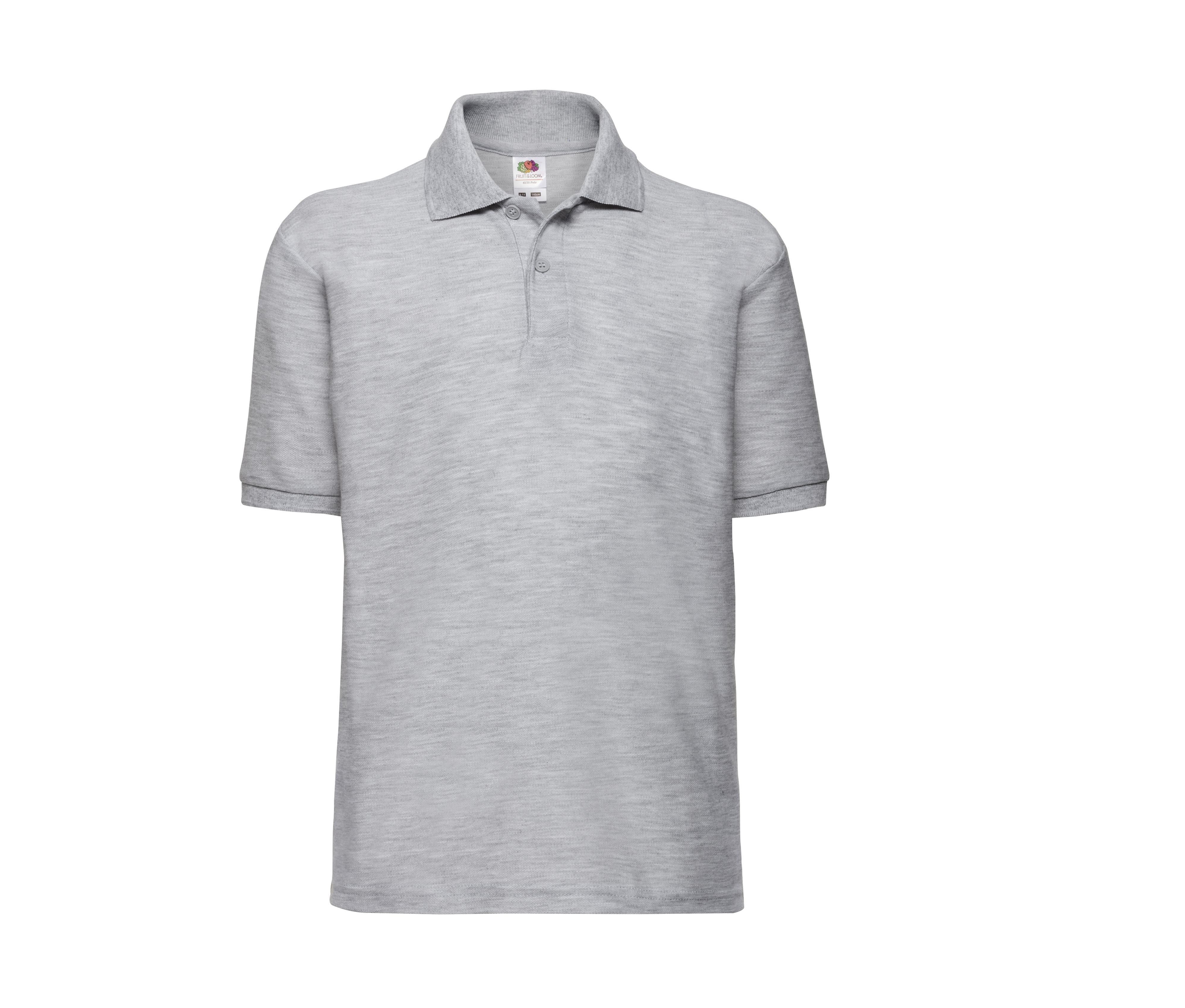 Polo Enfant - Heather Grey