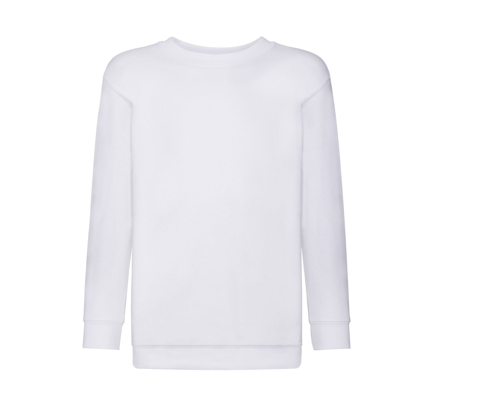 Sweat Manches Droites Enfant - White
