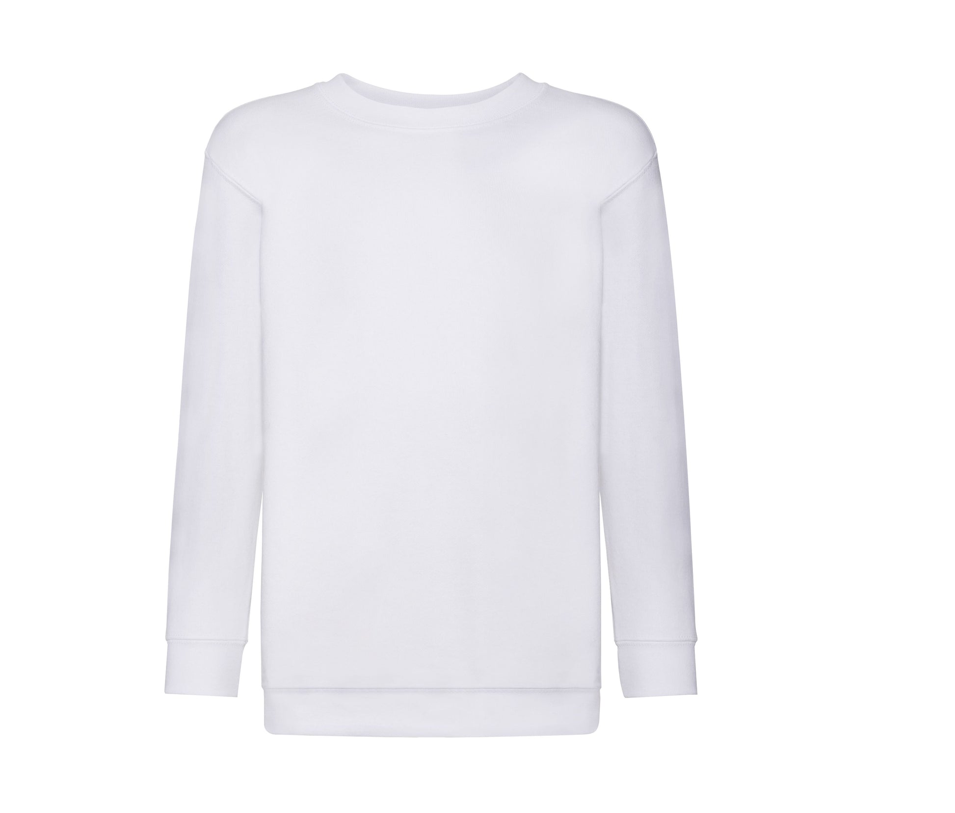 Sweat Manches Droites Enfant - White