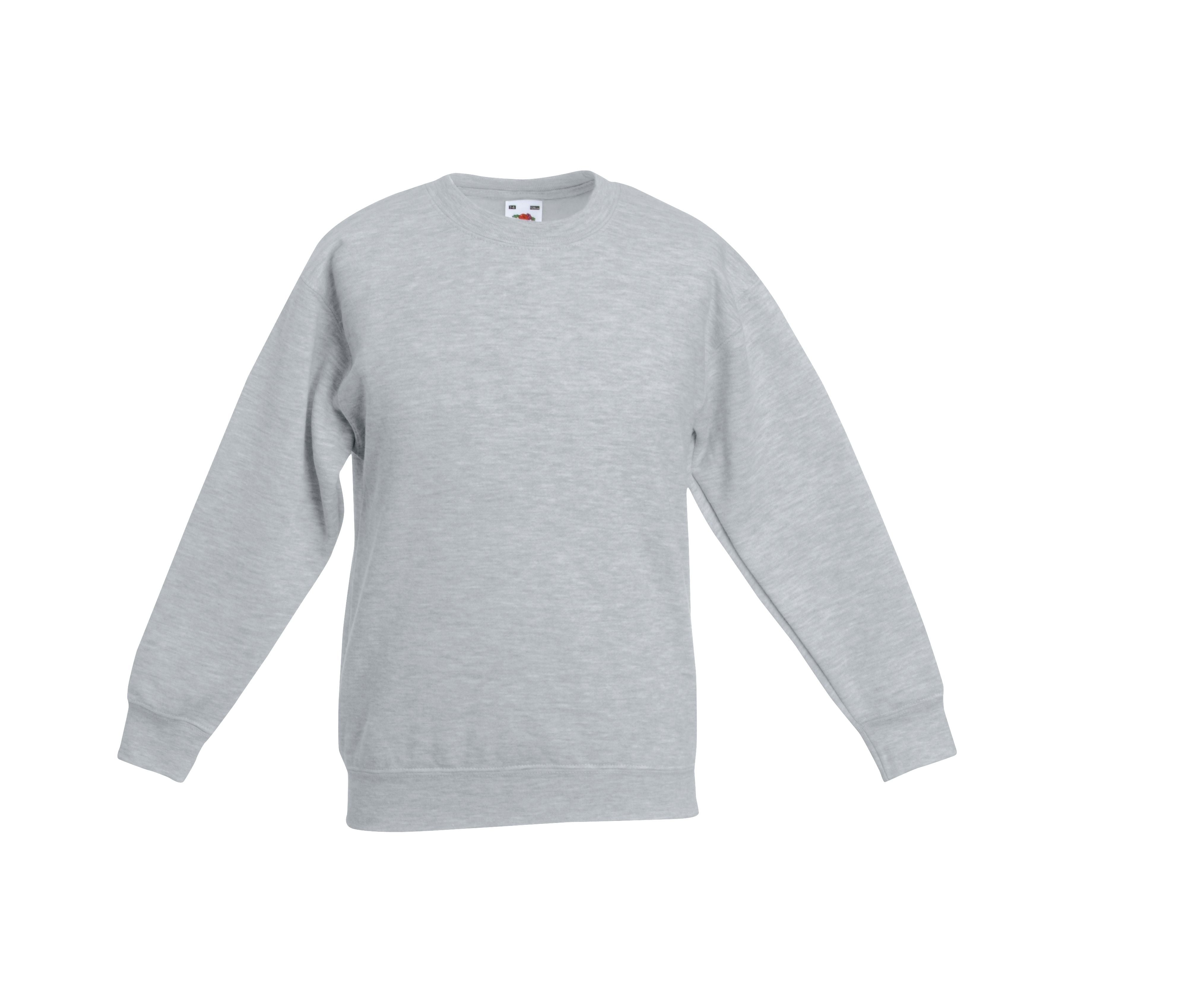 Sweat Manches Droites Enfant - Heather Grey