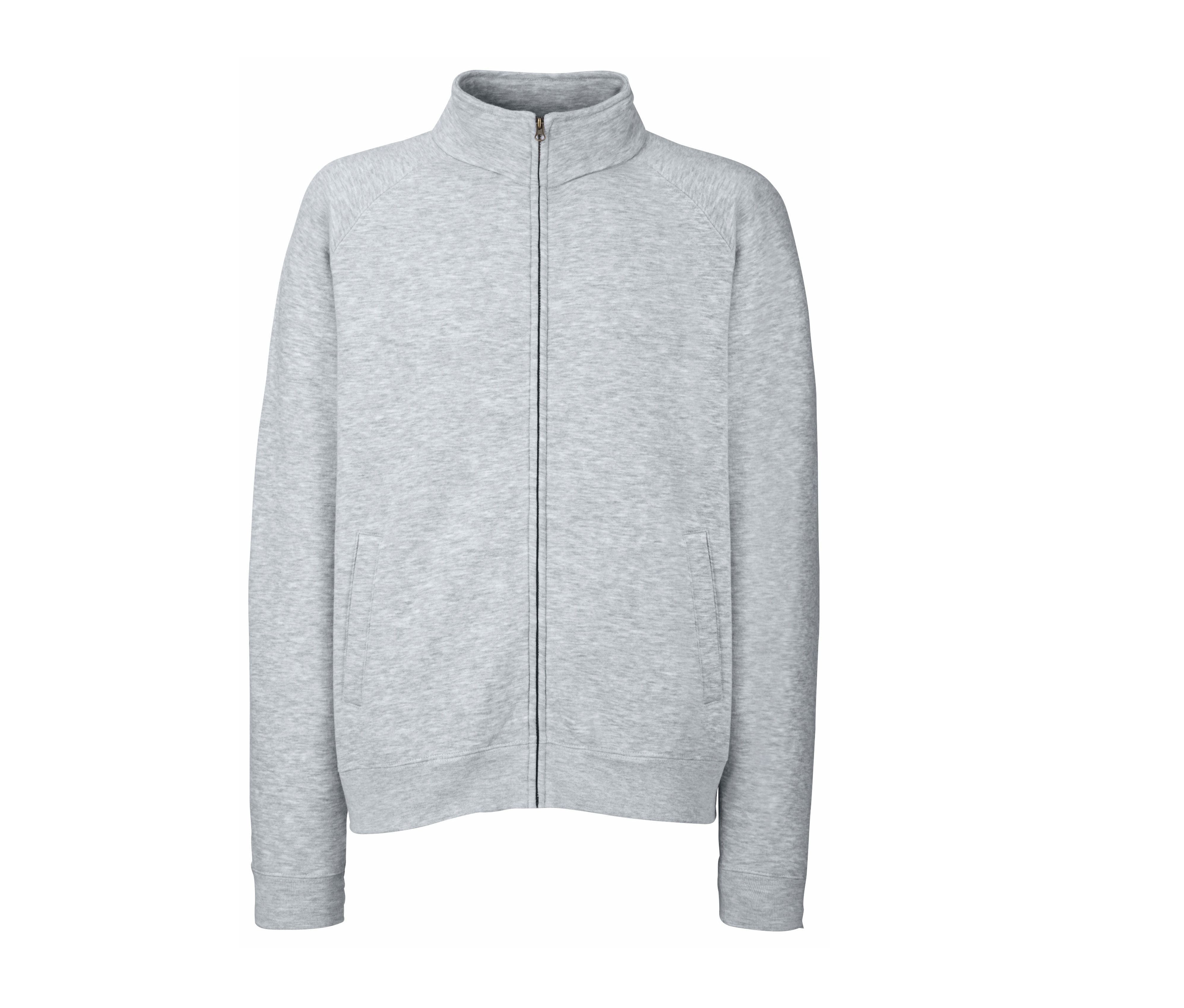 Sweat Grand Zip Homme - Heather Grey