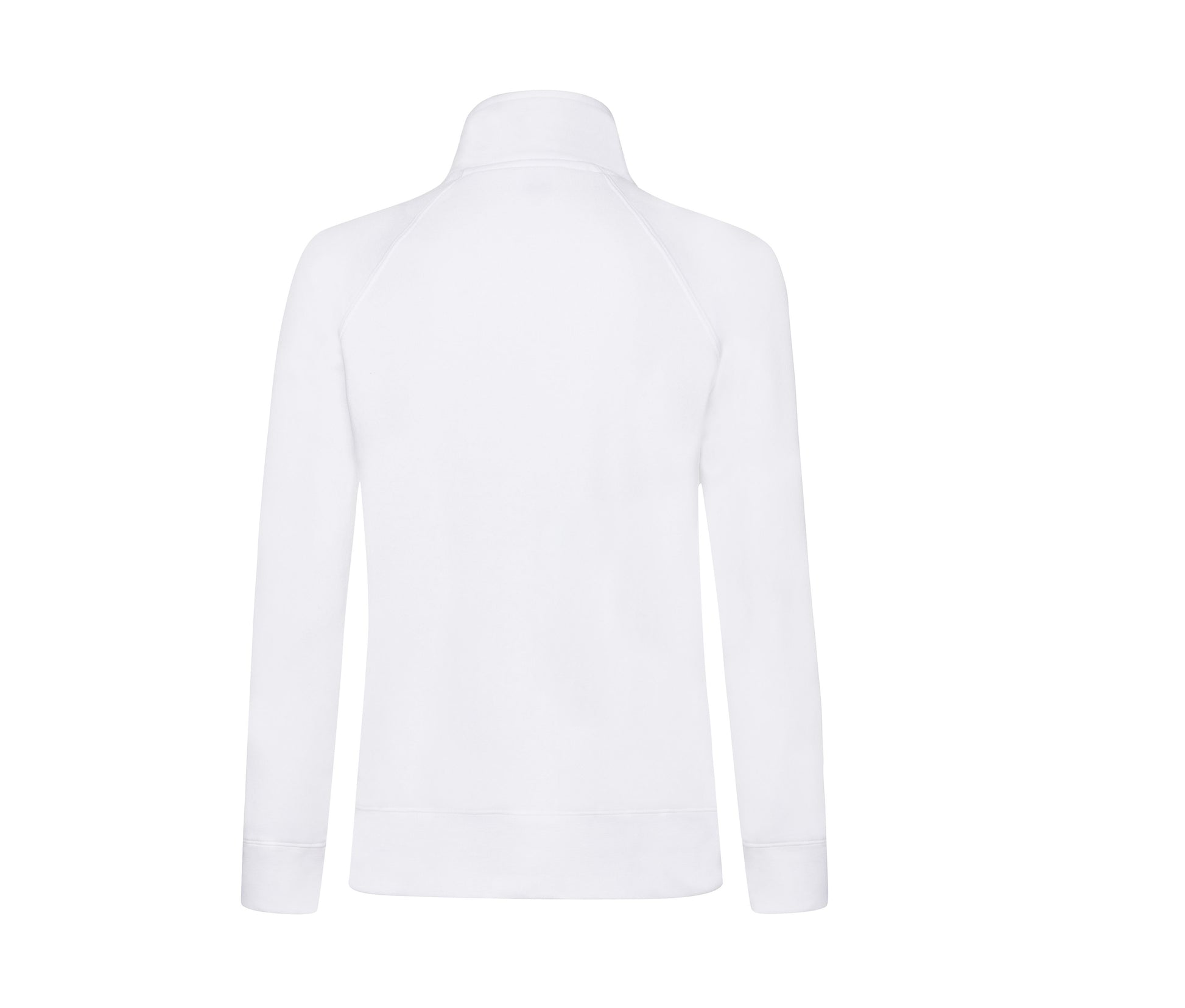 Sweat Femme Grand Zip - White