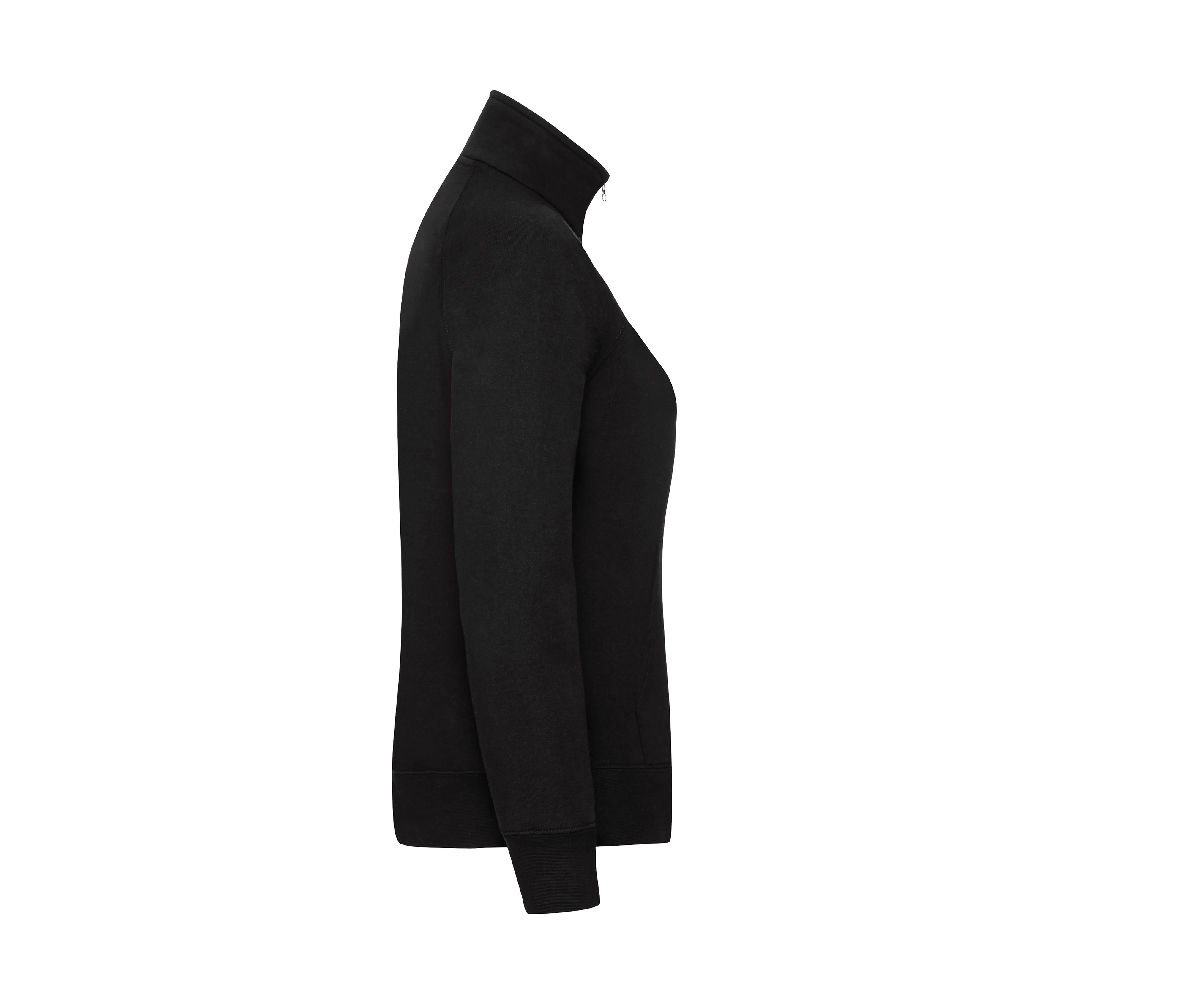Sweat Femme Grand Zip - Black