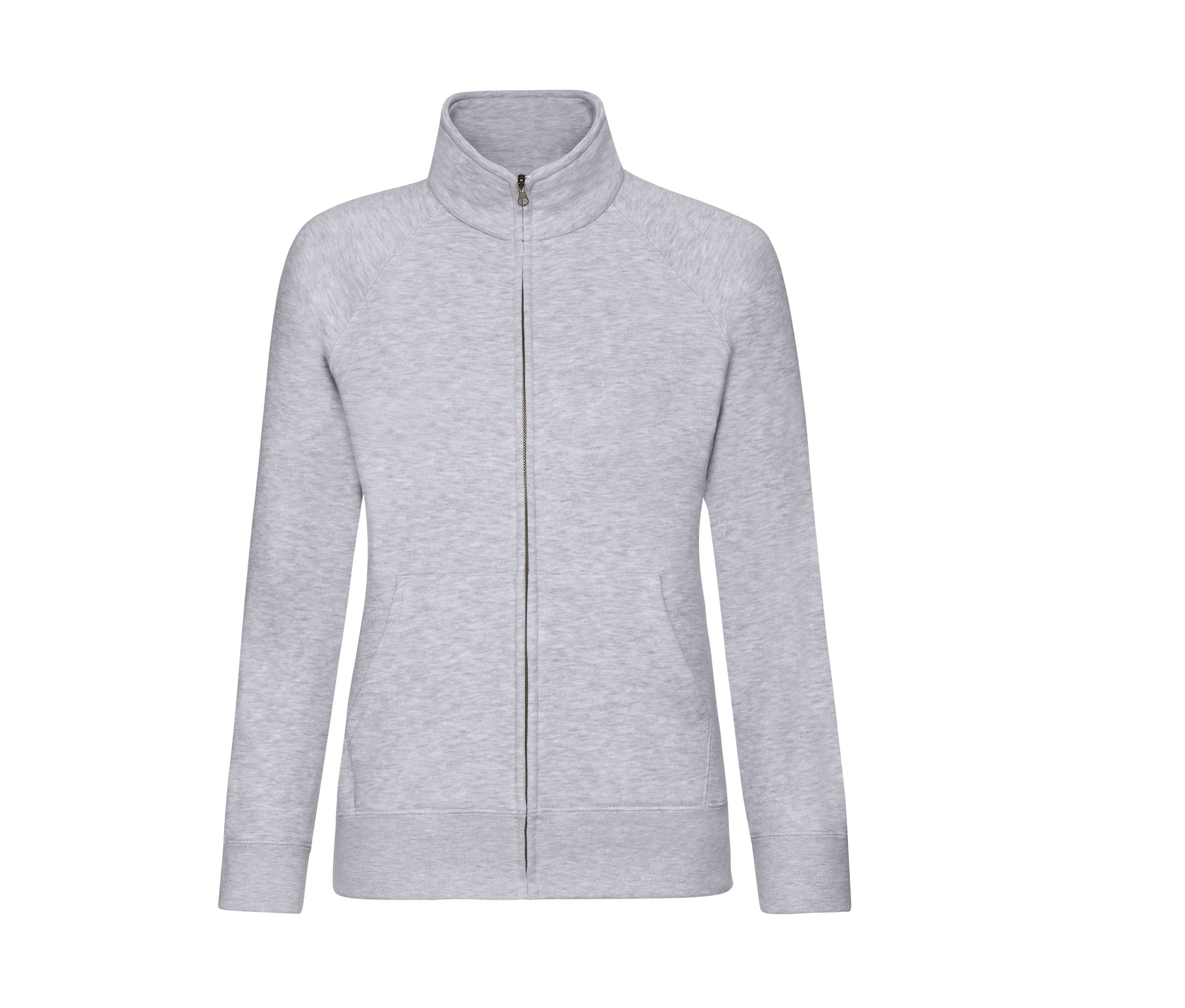 Sweat Femme Grand Zip - Heather Grey