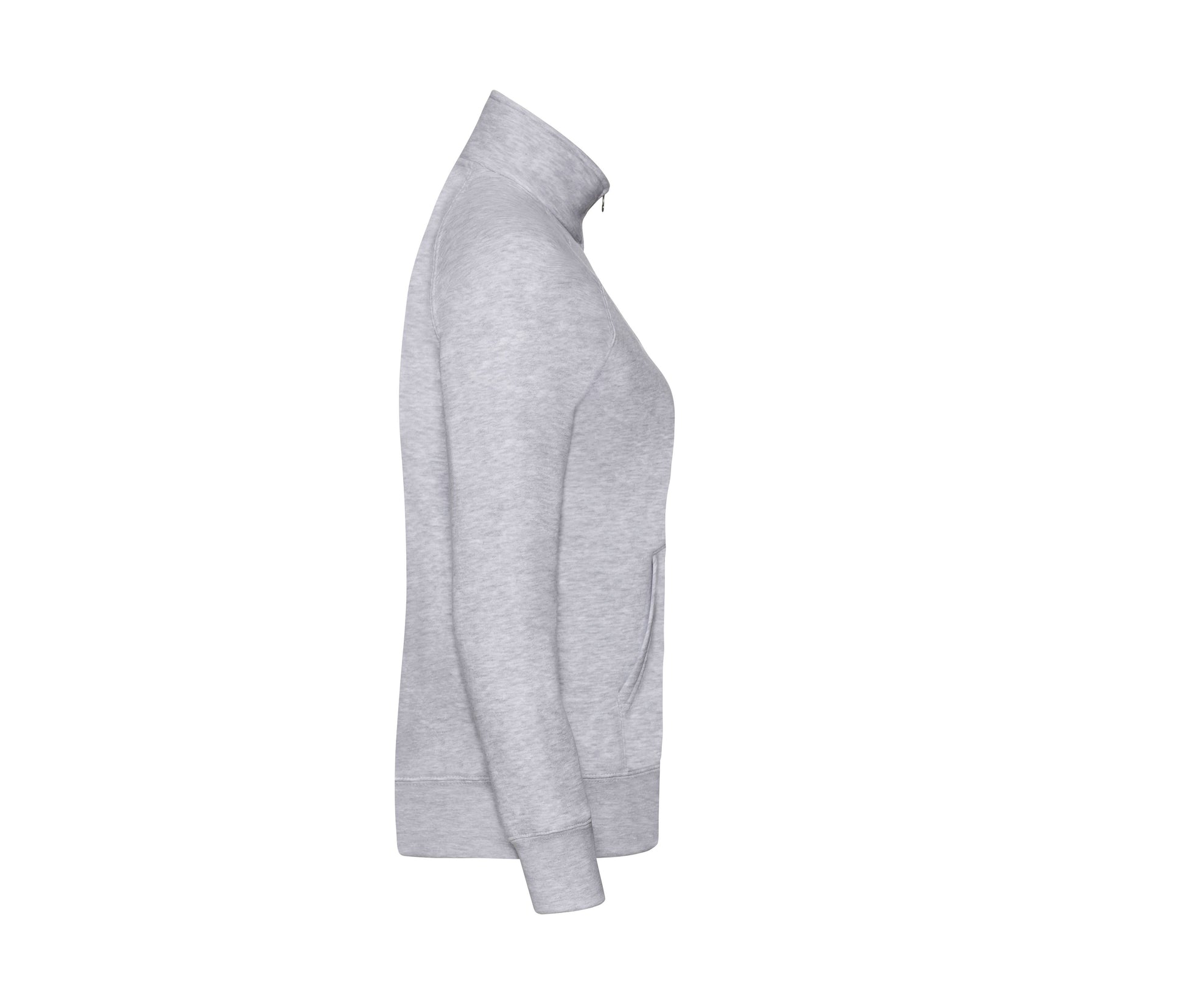 Sweat Femme Grand Zip - Heather Grey
