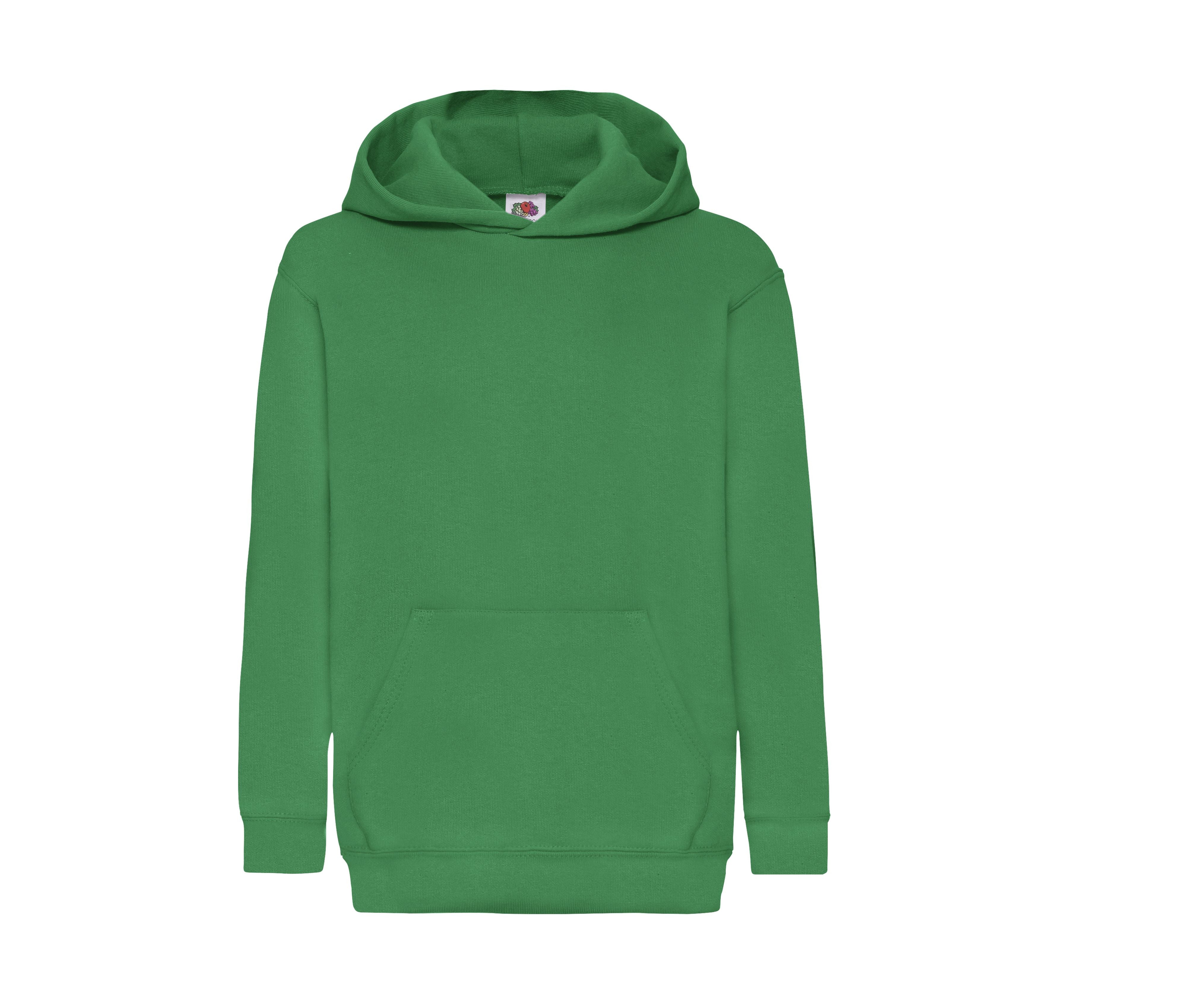 Sweat Capuche Enfant - Kelly Green