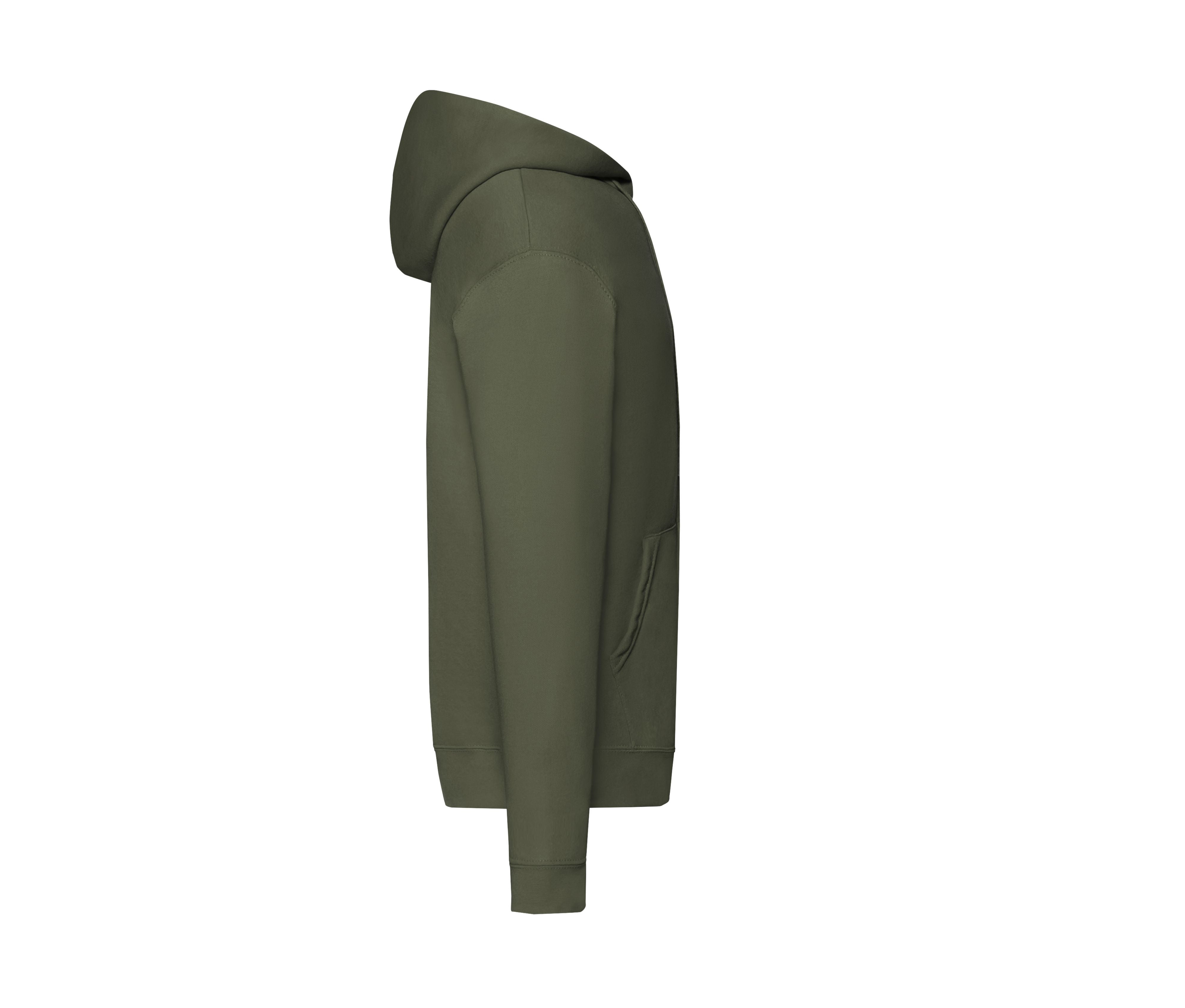 Sweat Capuche Grand Zip 280 - Classic Olive